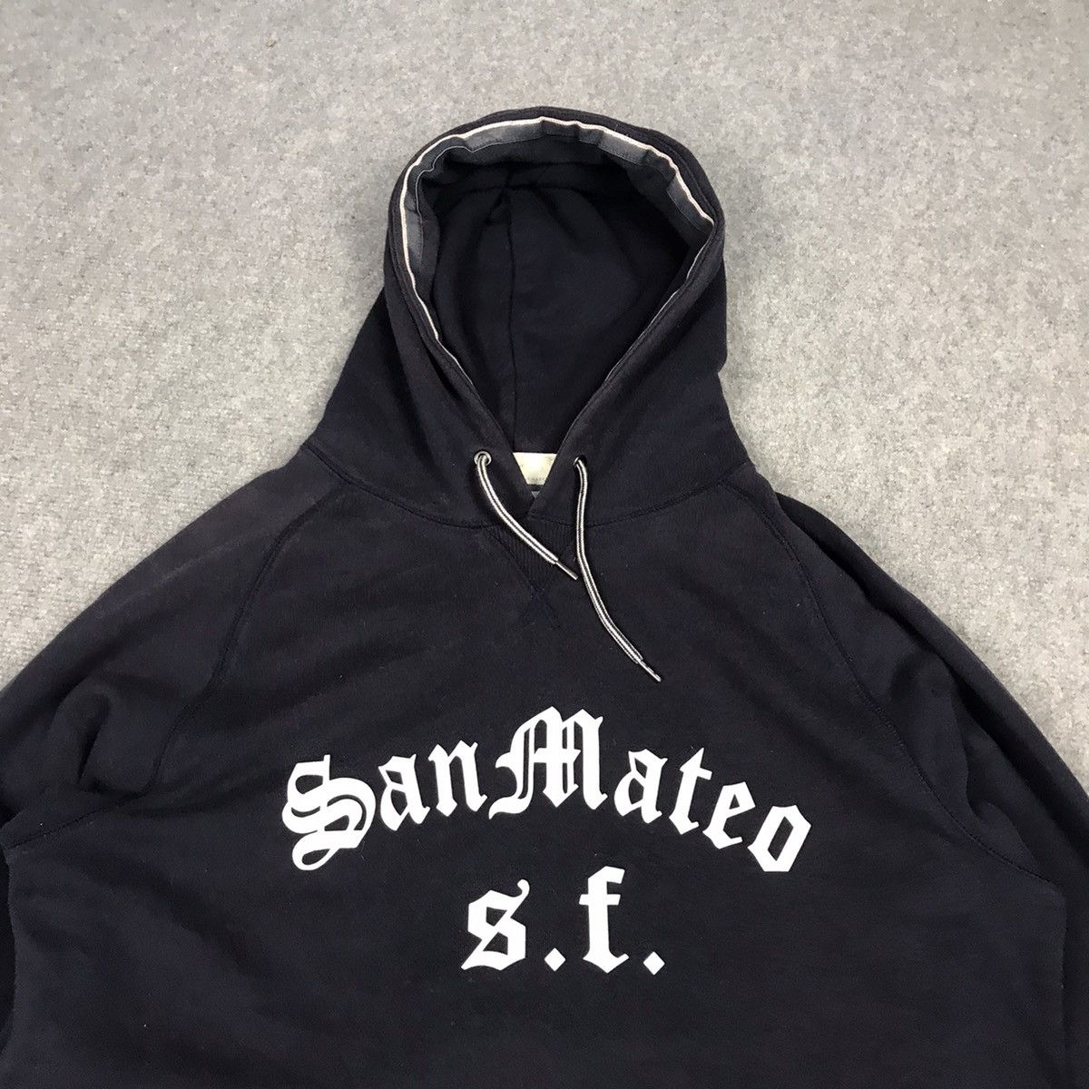 Japanese Brand SAN MATEO CALIFORNIA CITY NAVY HOODIES JACKET Size US L / EU 52-54 / 3 - 2 Thumbnail