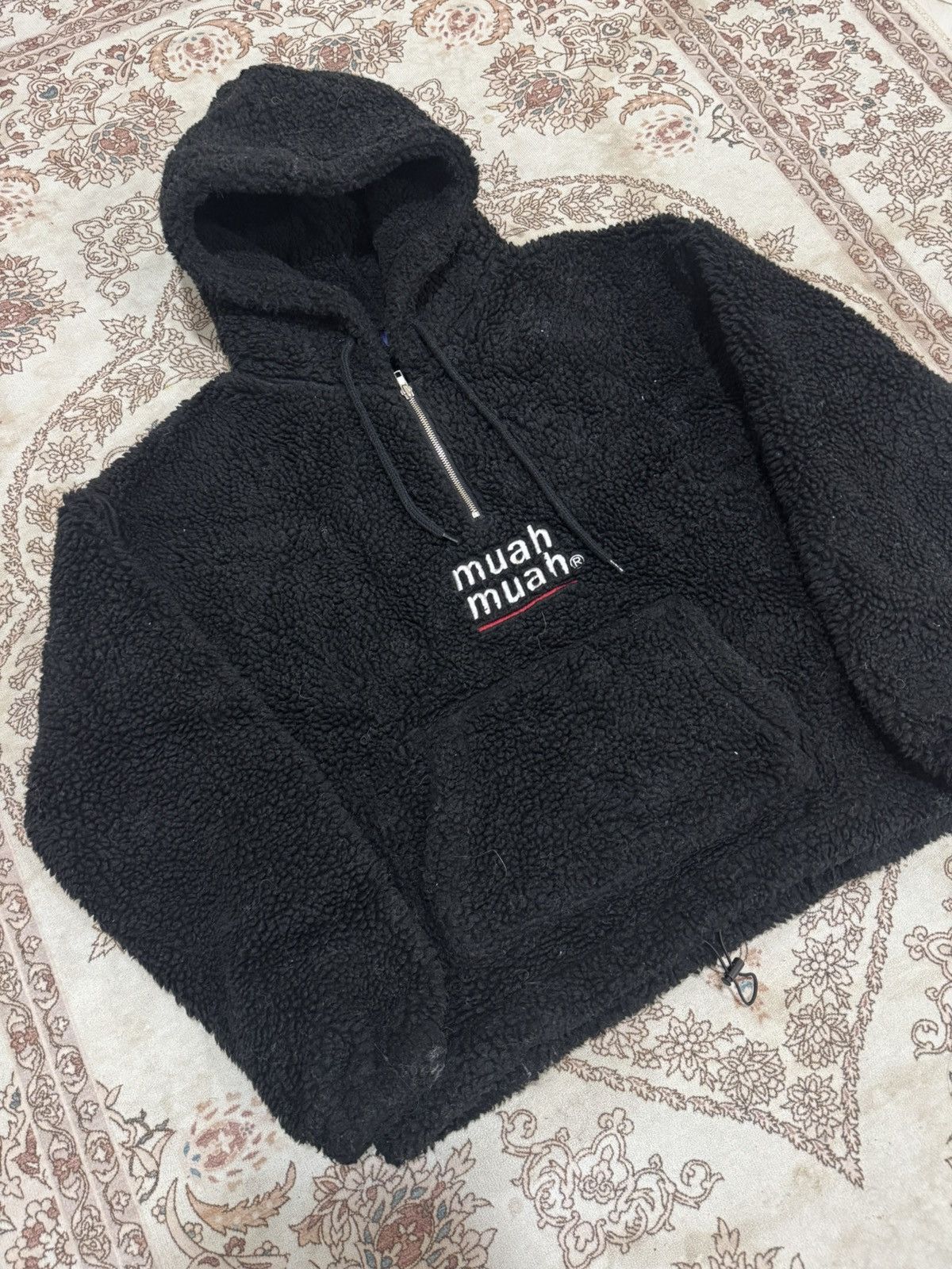 Japanese Brand × Vintage Vintage Muah muah Sherpa hoodie Size US L / EU 52-54 / 3 - 2 Thumbnail