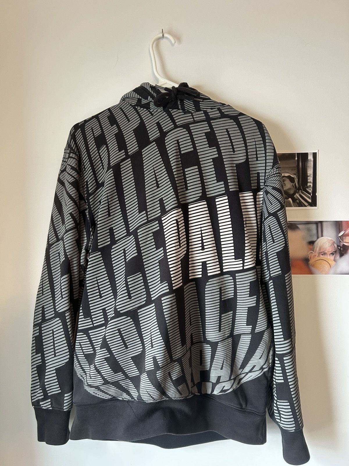 Palace Palace All-Over Print Hoodie — Black / Grey Size US M / EU 48-50 / 2 - 1 Thumbnail