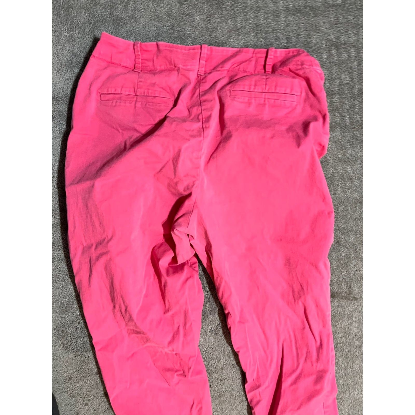 Talbots Talbots Pink 14 Womens Pants Solid Skinny Ankle Stretch Size 36" / US 14 / IT 50 - 4 Thumbnail