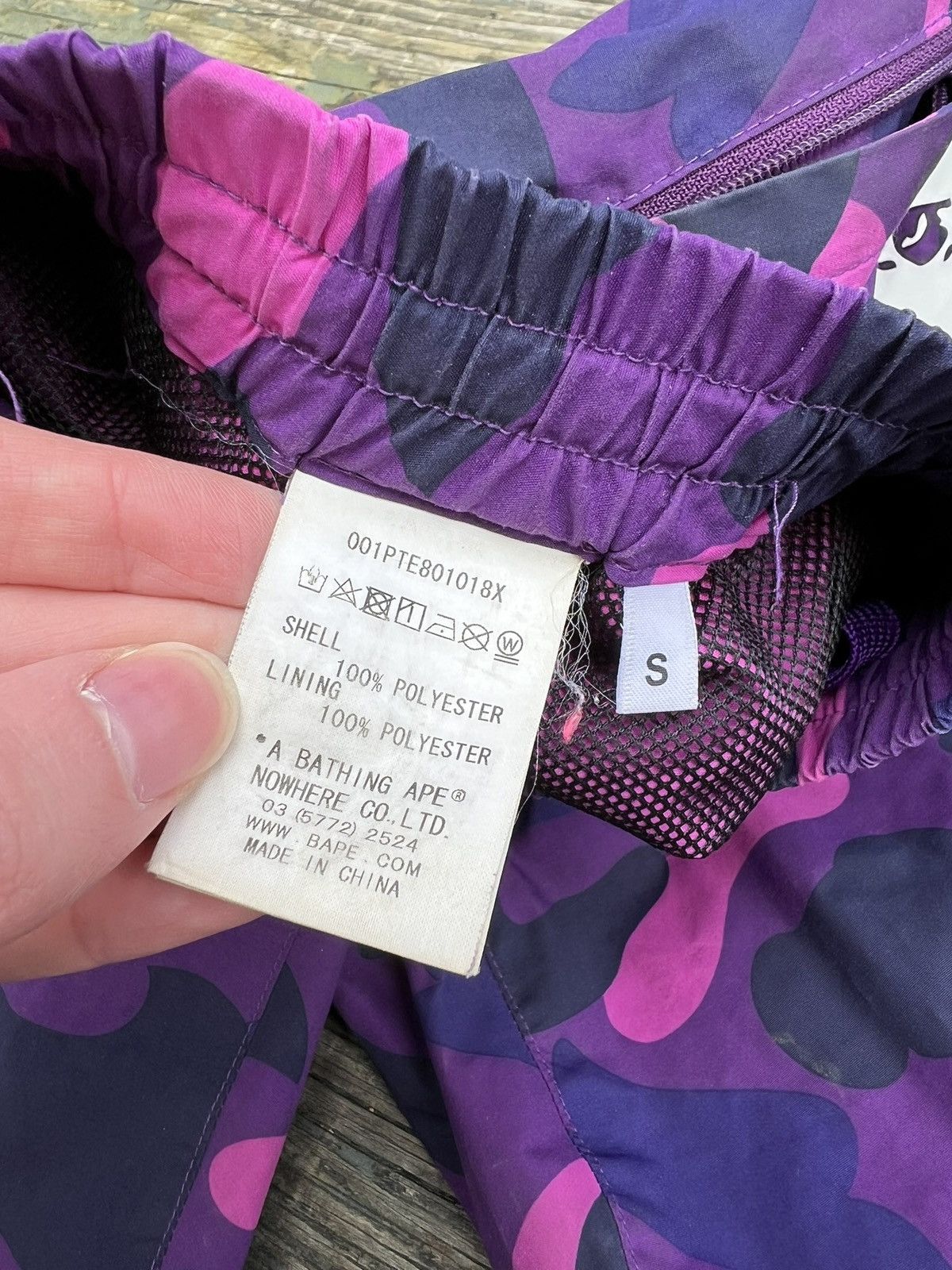 Bape Bape Purple Camo Track Pants Men’s Size Small Size US 30 / EU 46 - 3 Thumbnail