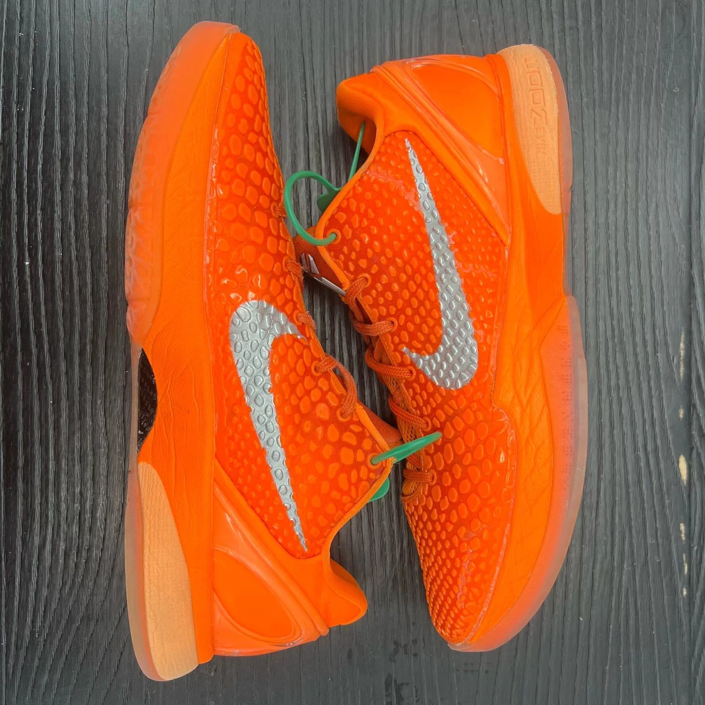 Nike zk6 Orange Silver Men's 44.5 Mint Condition Size US 11.5 / EU 44-45 - 3 Thumbnail