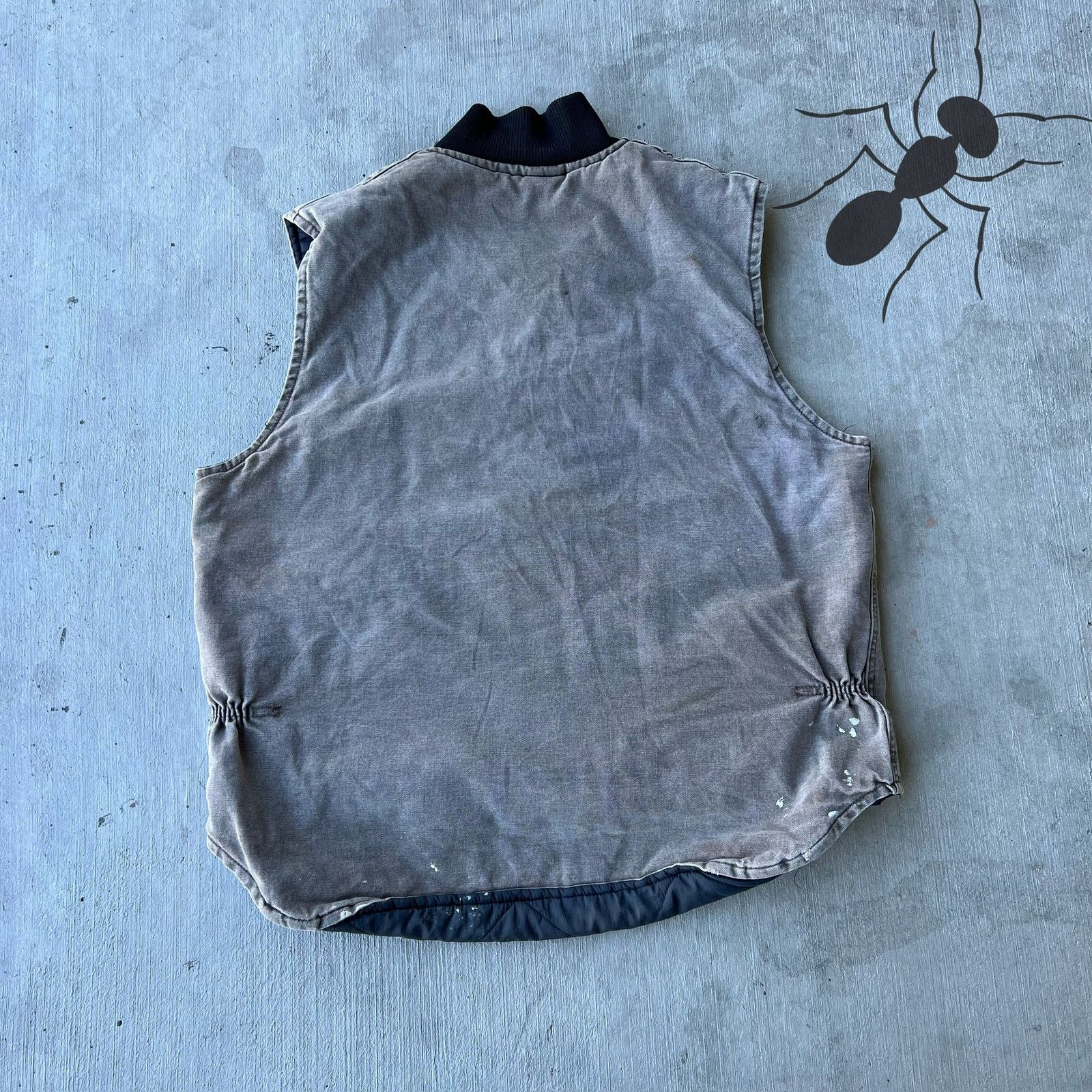 Carhartt × Vintage Carhartt V02 CHT faded brown work wear vest Size US L / EU 52-54 / 3 - 6 Thumbnail