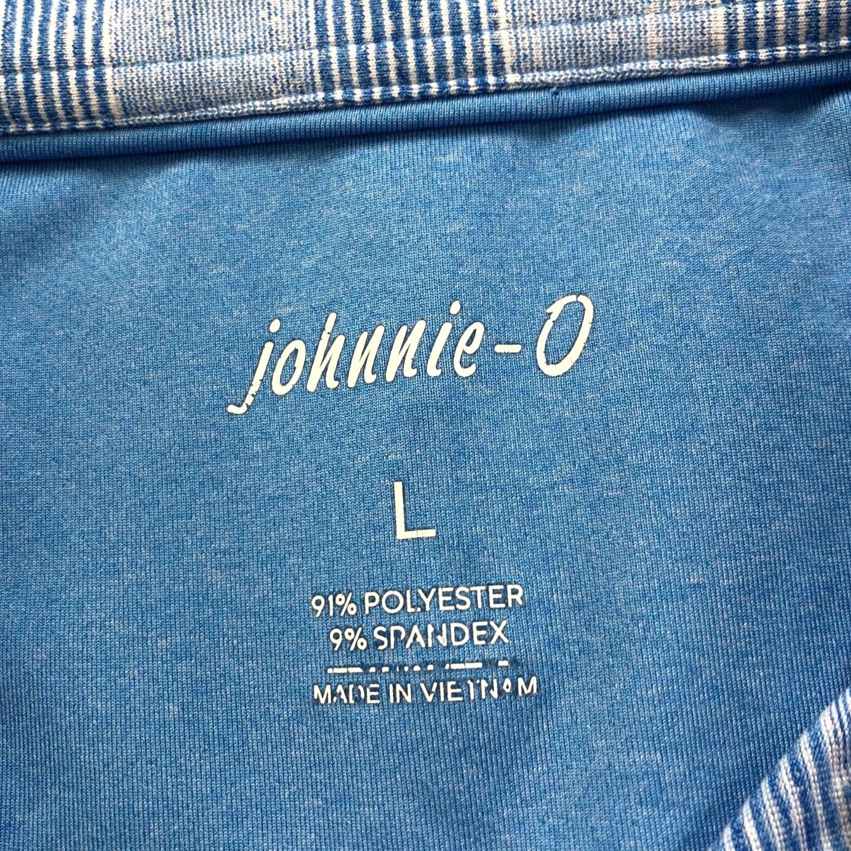 johnnie-O VINTAGE Johnnie-O Large Mens Golf SS Button Polo Striped Shirt LOT OF 2 MINT Size US L / EU 52-54 / 3 - 4 Thumbnail