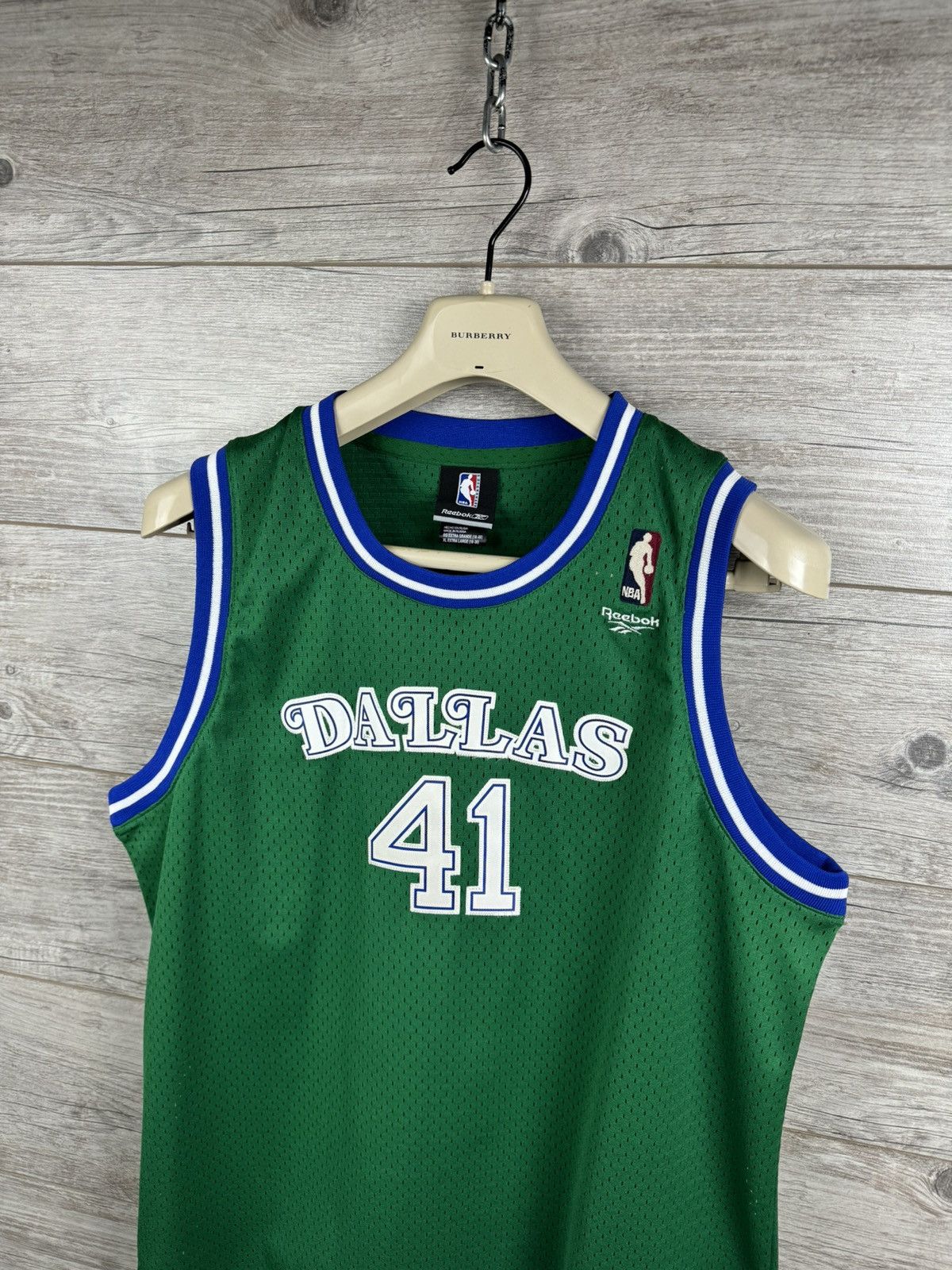 NBA × Reebok × Vintage NBA REEBOK 1987-88 HARDWOOD VINTAGE DIRK NOWITZKI DALLAS Size US M / EU 48-50 / 2 - 8 Thumbnail