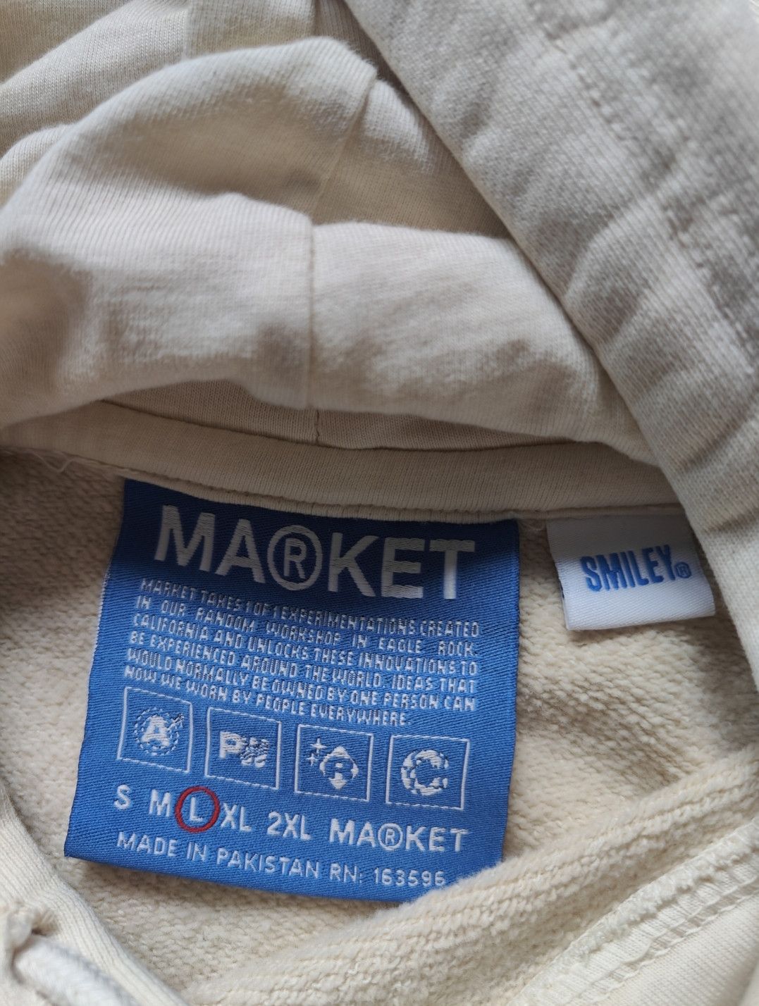 Market Market Smiley Art and Science cotton hoodie L Size US L / EU 52-54 / 3 - 4 Thumbnail