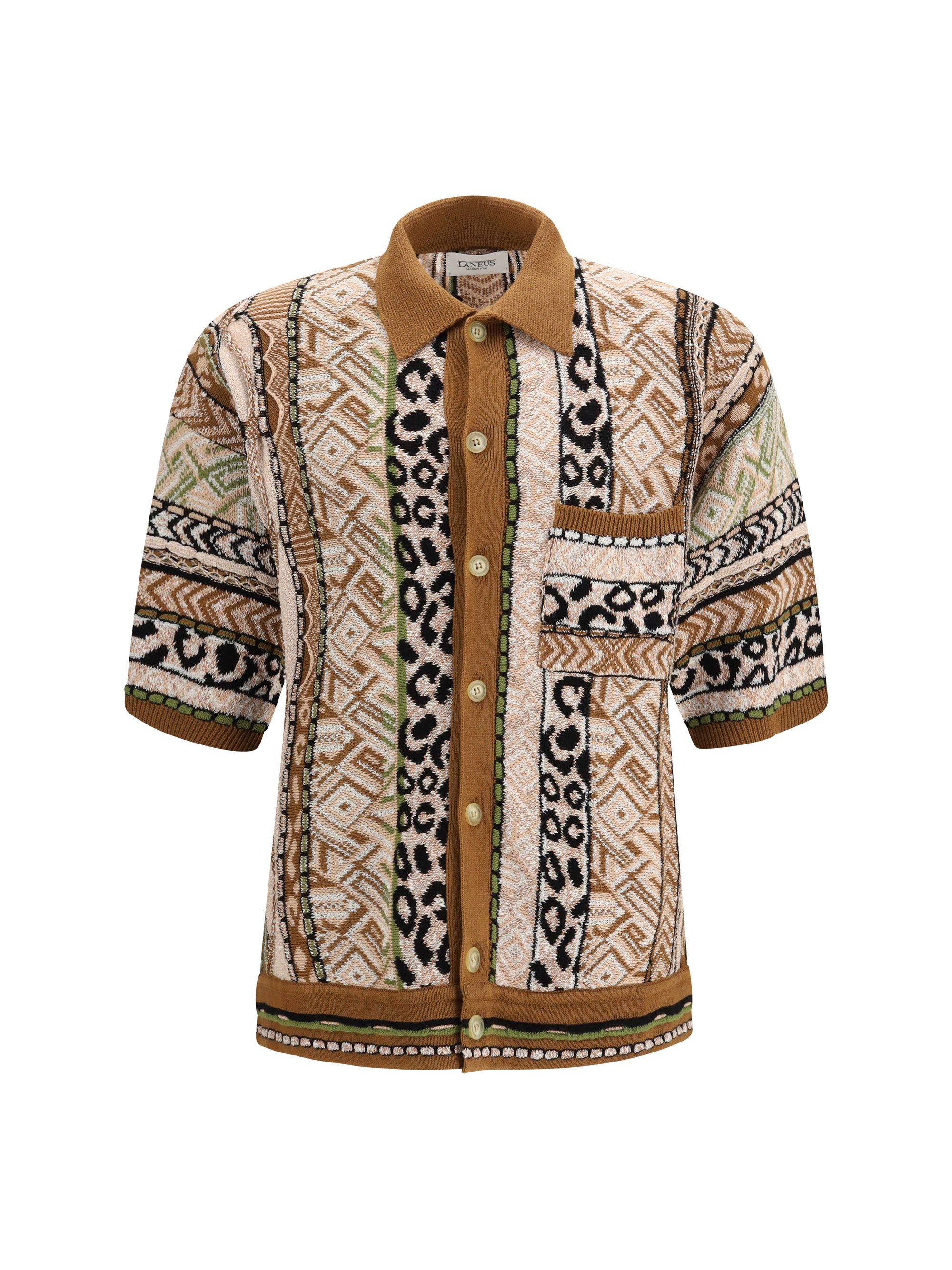 Laneus Knitted Shirt Size US XL / EU 56 / 4 - 1 Thumbnail
