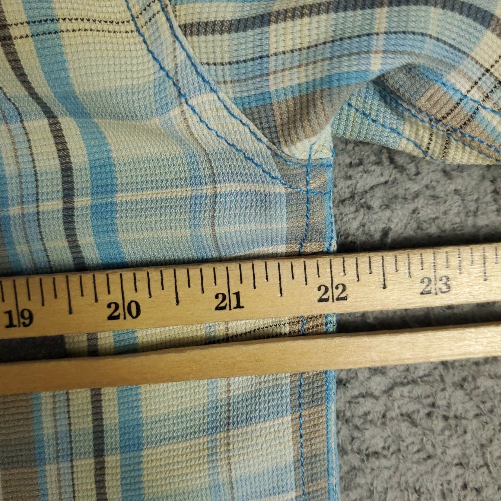 Tommy Bahama Tommy Bahama Shirt Adult M Blue Plaid Silk Blend Short Sleeve Button-Up Beach Tropical Mens Size US M / EU 48-50 / 2 - 6 Thumbnail