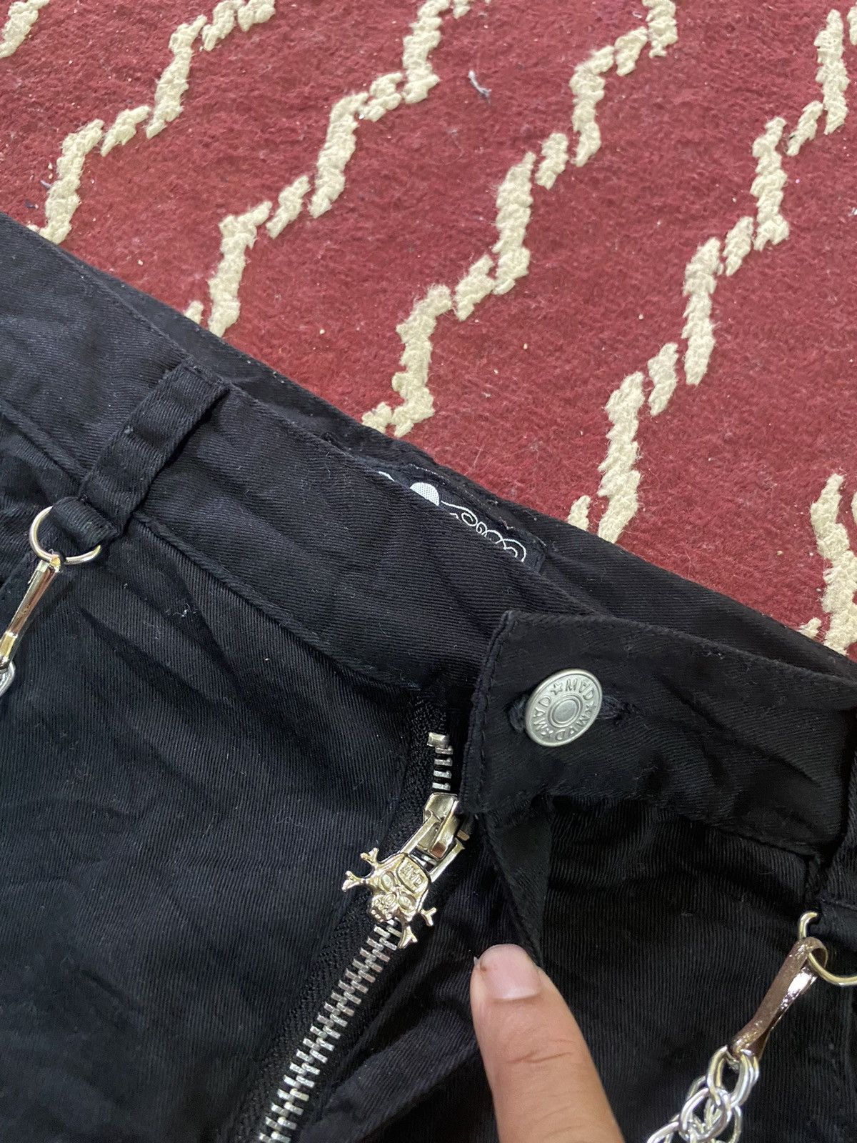 Designer × If Six Was Nine × Seditionaries MAD PUNK FUCK YOU BONDAGE SKIRT Size 30" / US 8 / IT 44 - 6 Thumbnail