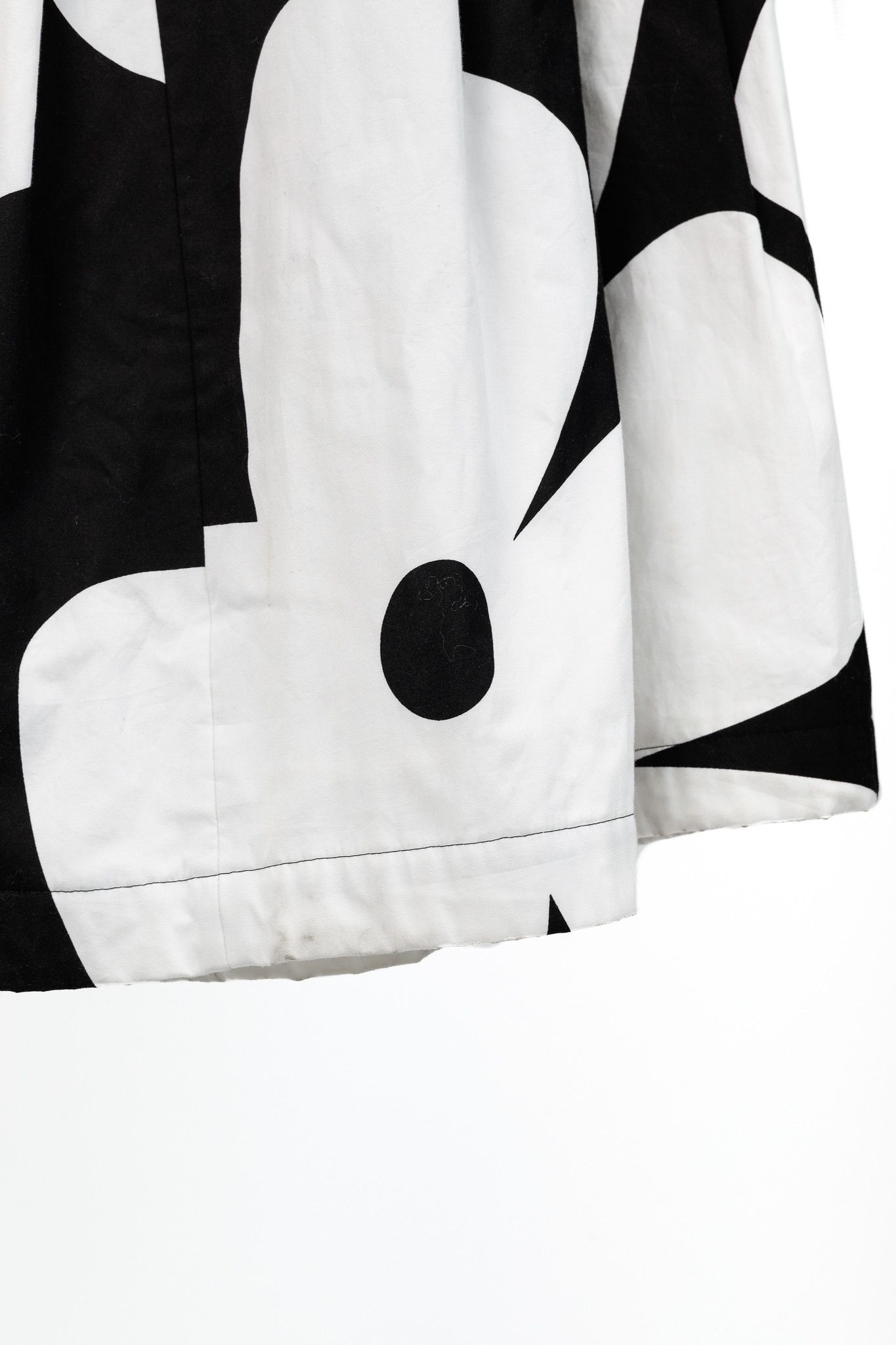 Comme des Garcons Comme des Garcons SS/22 Floral Cotton Flared Skirt Size 30" / US 8 / IT 44 - 6 Thumbnail