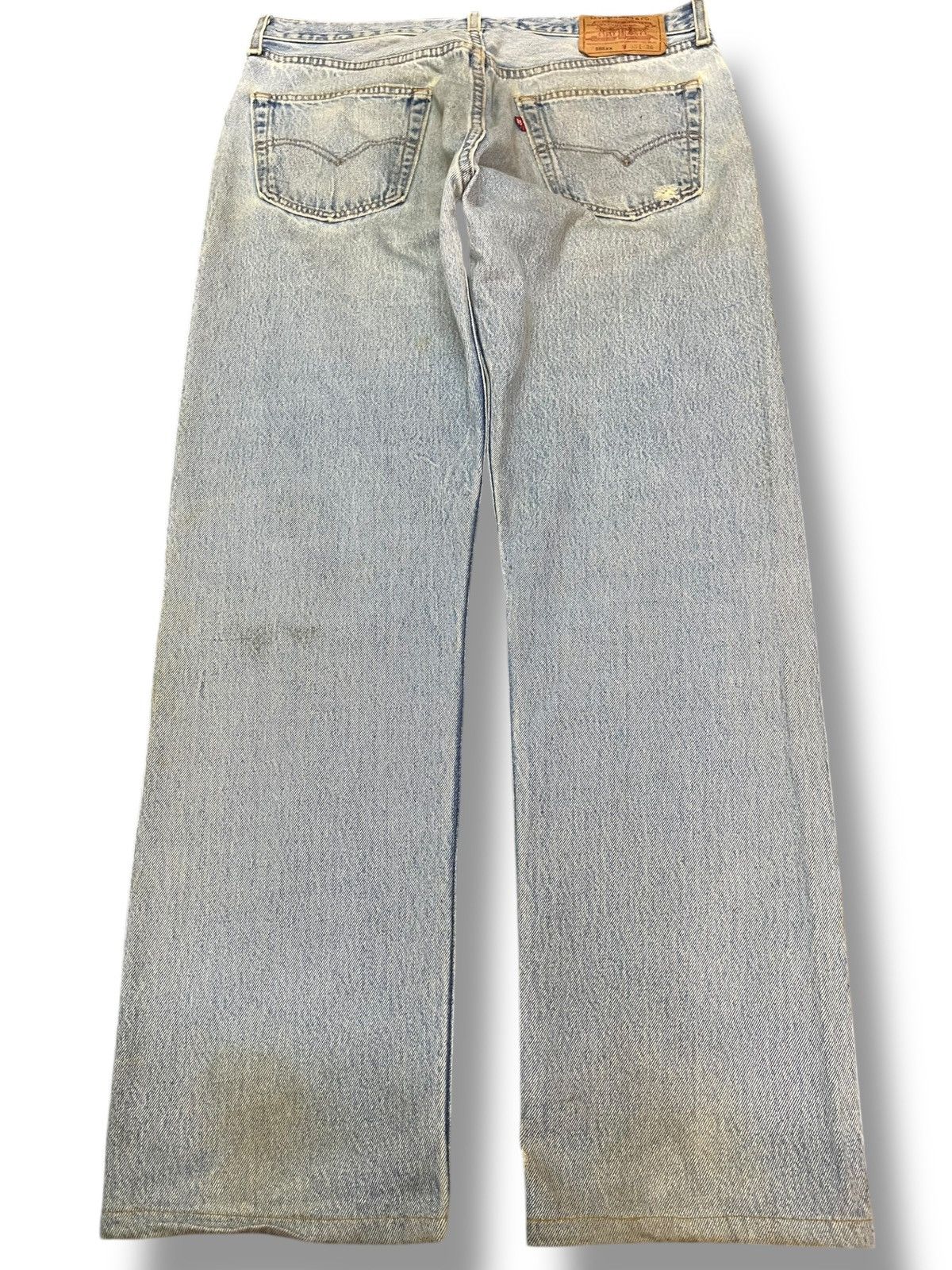 Levi's Vintage Levi’s 501 Faded Distressed Denim Size US 33 - 6 Thumbnail