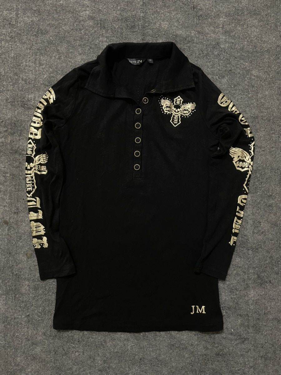 Hysteric Glamour × If Six Was Nine × Japanese Brand GOTHIC POEM SKULL PUNK JAPANESE STYLE LONG SLEEVE Size US M / EU 48-50 / 2 - 1 Thumbnail