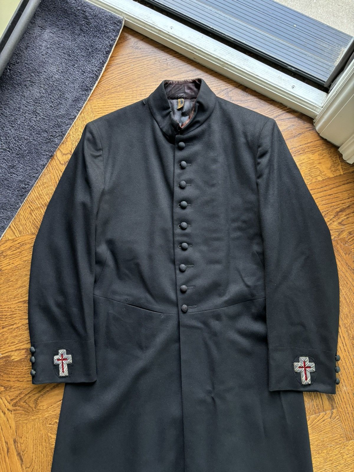 Other True Vintage Freemasons Wool Coat 1900s Knights Templar MFG Size US XS / EU 42 / 0 - 2 Thumbnail
