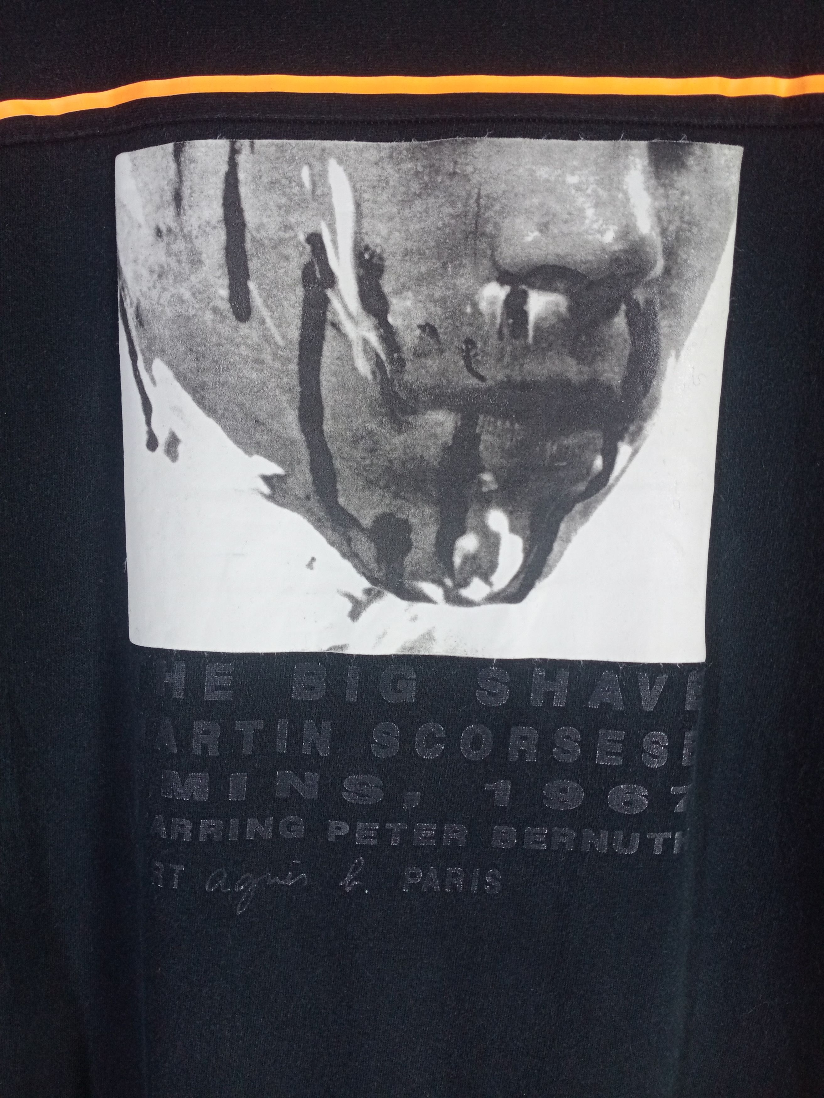 agnes b. Very Rare Vintage Agnes B. X The Big Shave Movie Tshirt Size US L / EU 52-54 / 3 - 4 Thumbnail