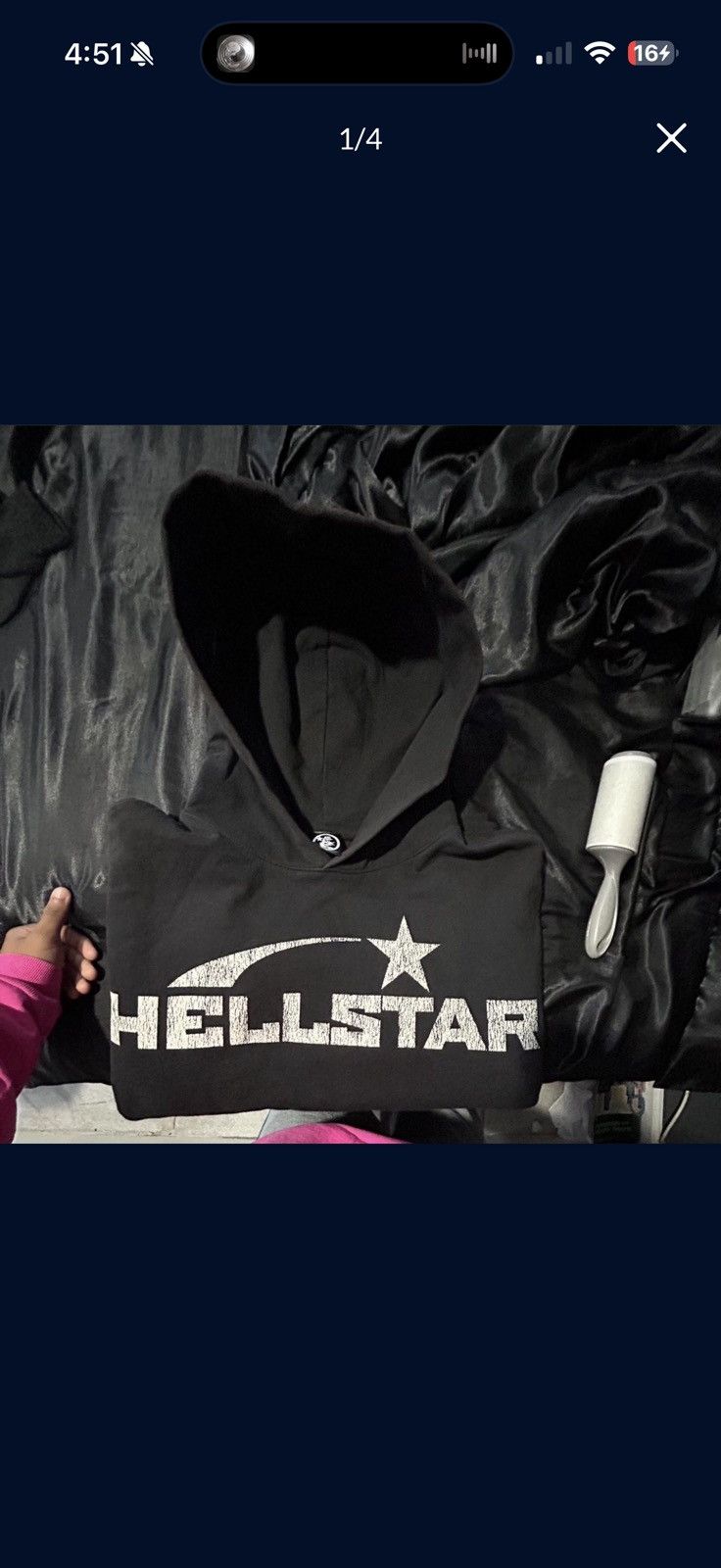 Vintage Hellstar hoodie black Authentic Size US S / EU 44-46 / 1 - 1 Thumbnail