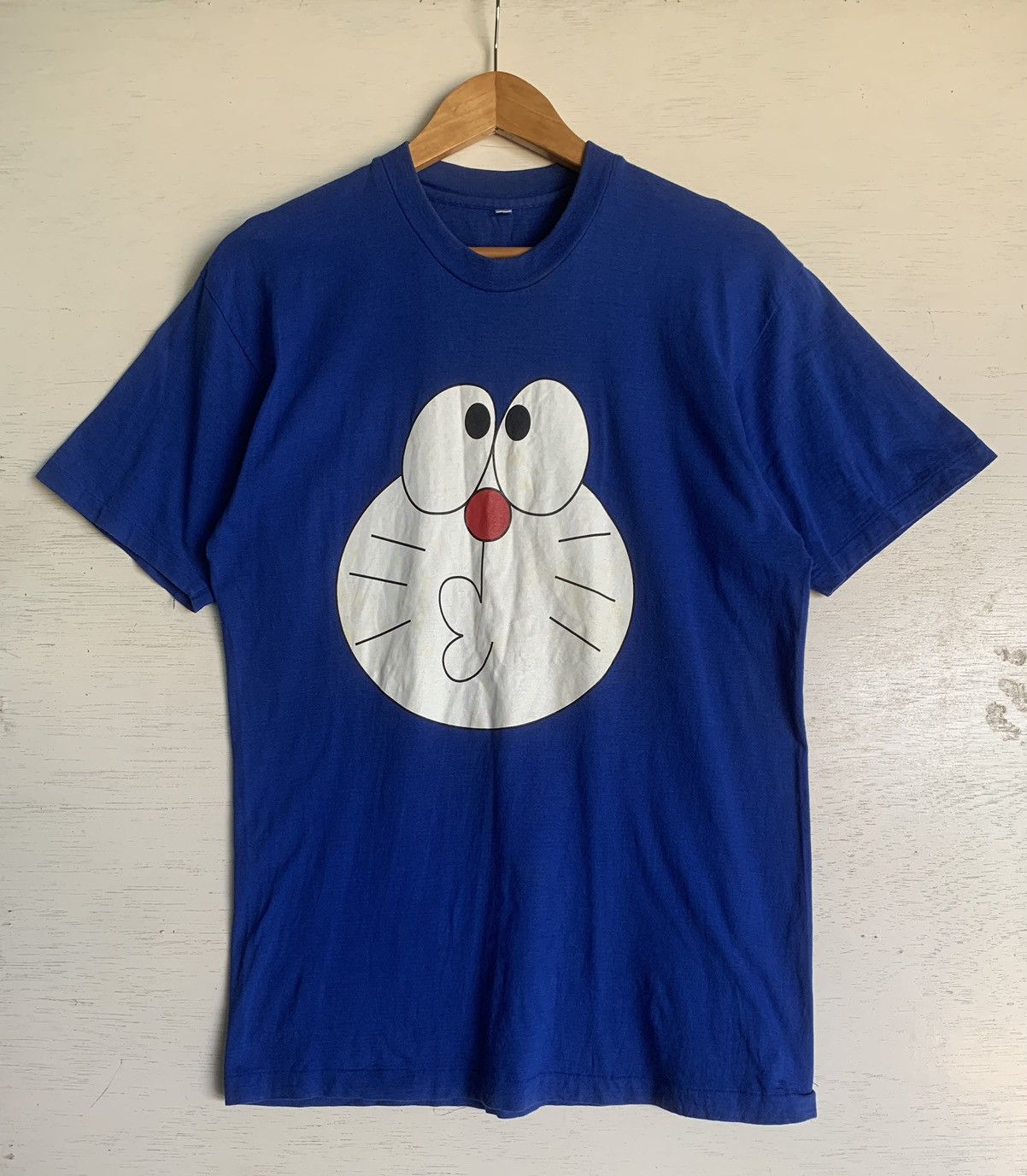 Anime Vintage Doraemon Tee Single Stitch Anime Movie Size US M / EU 48-50 / 2 - 1 Thumbnail