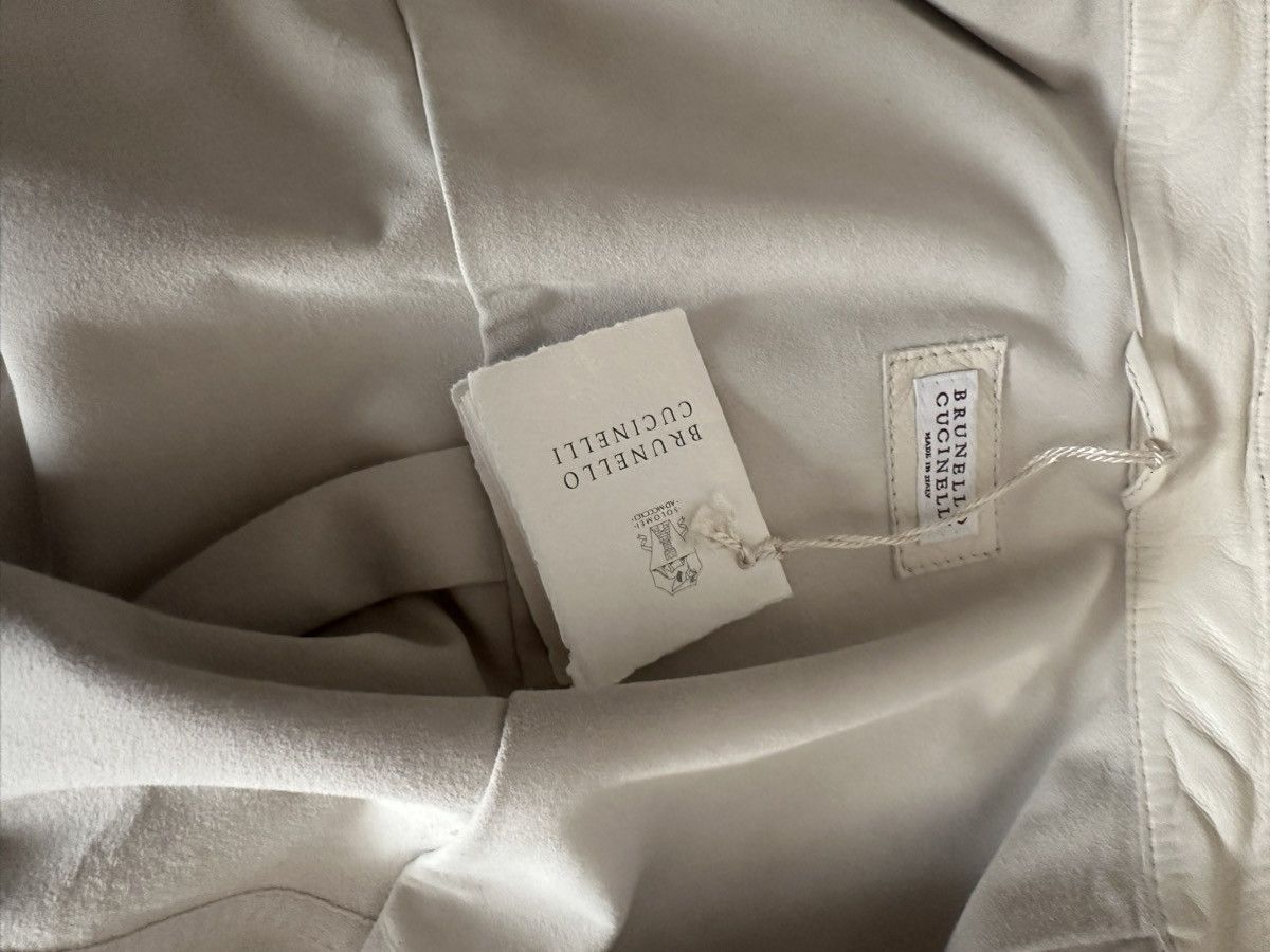 Brunello Cucinelli Brunello Cucinelli Leather Overshirt Jacket – M Size US M / EU 48-50 / 2 - 12 Thumbnail