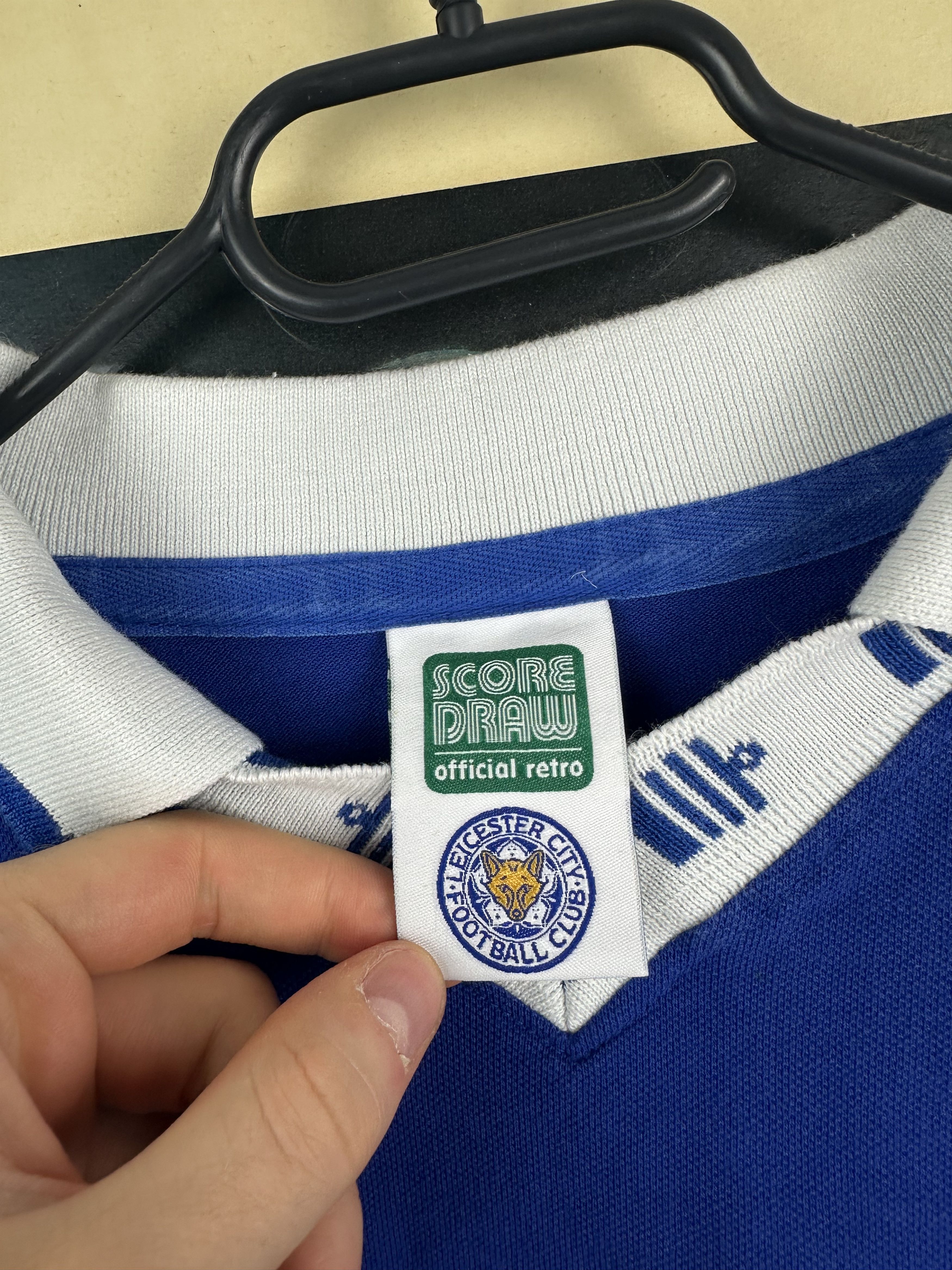 Other Leicester City football shirt 1976 Retro Score Draw Soccer Size US M / EU 48-50 / 2 - 5 Thumbnail