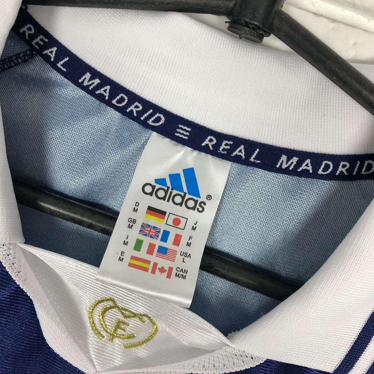 Adidas Retro copy Real Madrid 1998 1999 away soccer jersey Size US M / EU 48-50 / 2 - 5 Thumbnail