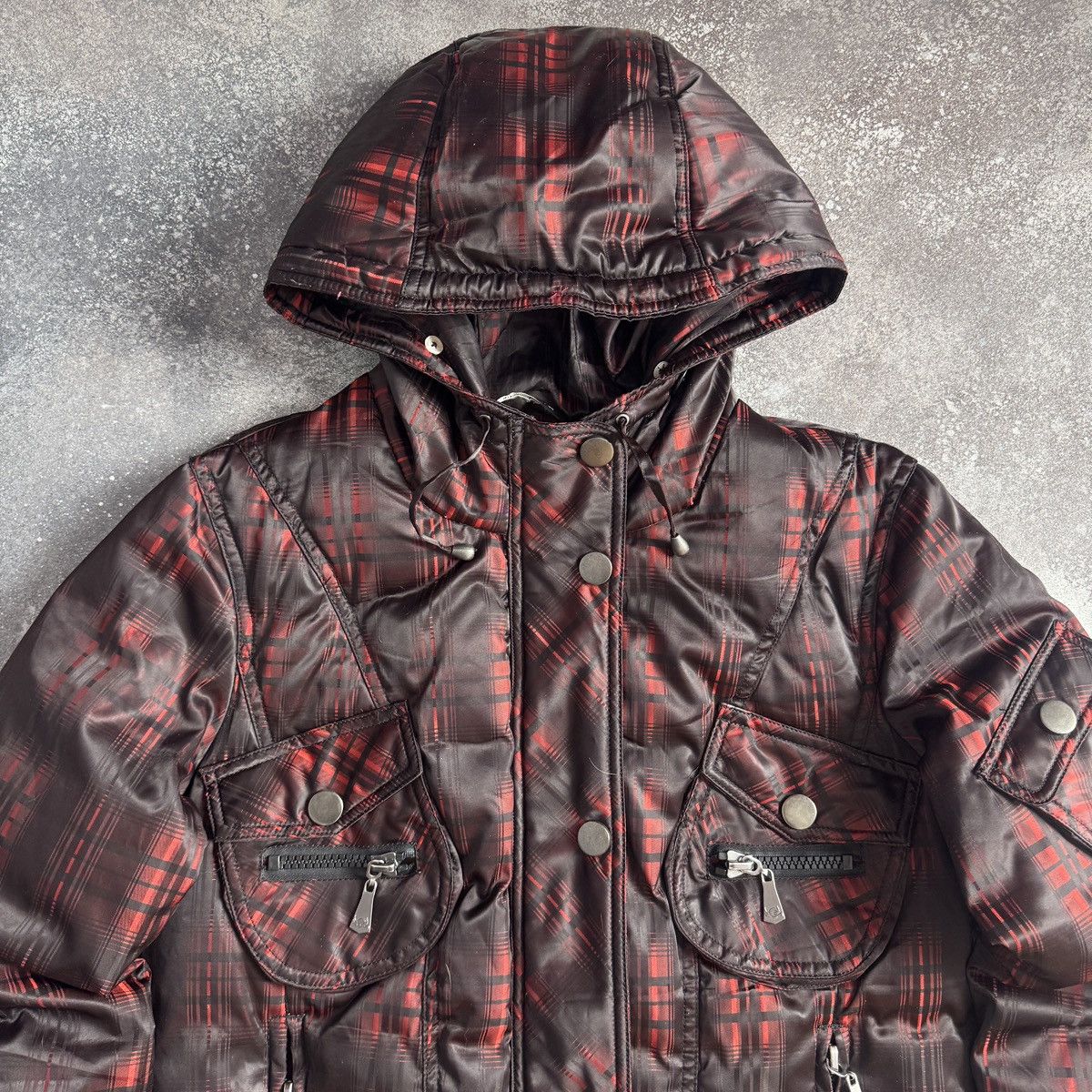 If Six Was Nine Avant Garde Vintage Y2K Faux Fur Puffer Down Bomber Jacket Size US M / EU 48-50 / 2 - 5 Thumbnail