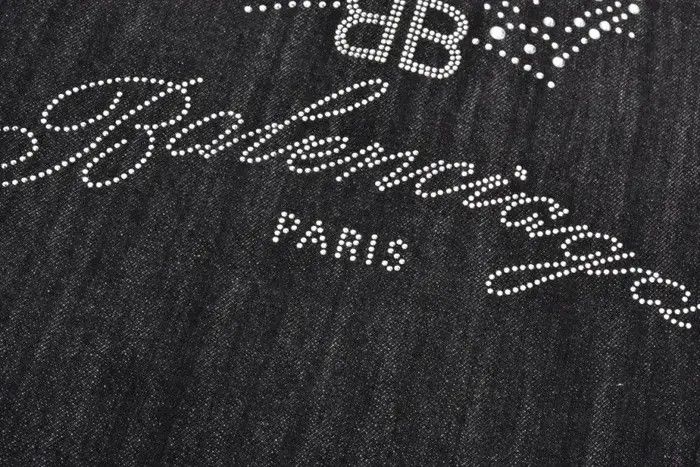 Balenciaga o1srvl11e0526 BB Motel Oversized Jacket in Black Size XL / US 12-14 / IT 48-50 - 4 Thumbnail