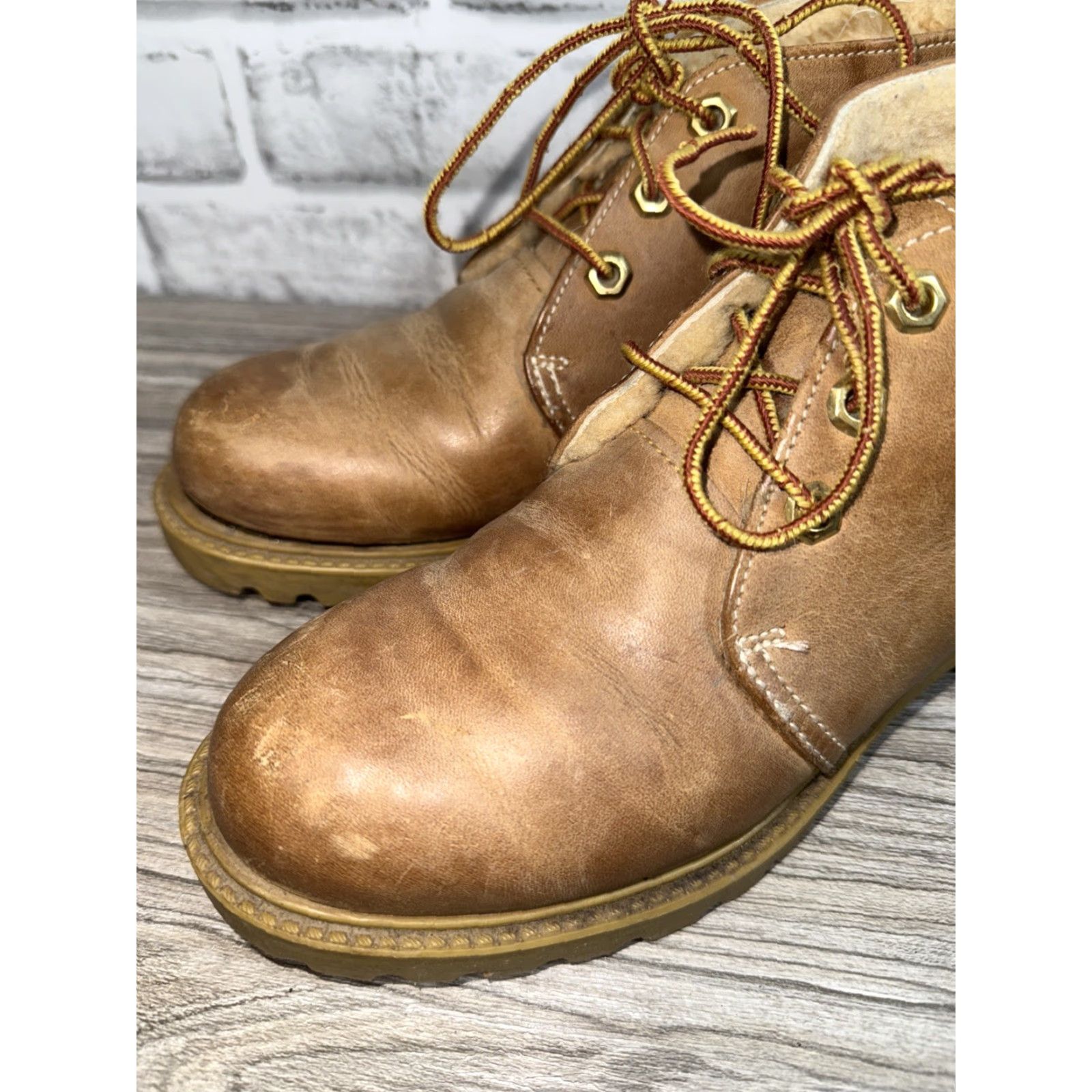 Vintage VINTAGE LL BEAN Bean Boots Chukka Shoe - 5.5 M - Brown - Insulated Sherpa Lined - Waterproof, Leather - Unisex Adults - Workwear - USA Theme Size US 5.5 / EU 38 - 2 Thumbnail
