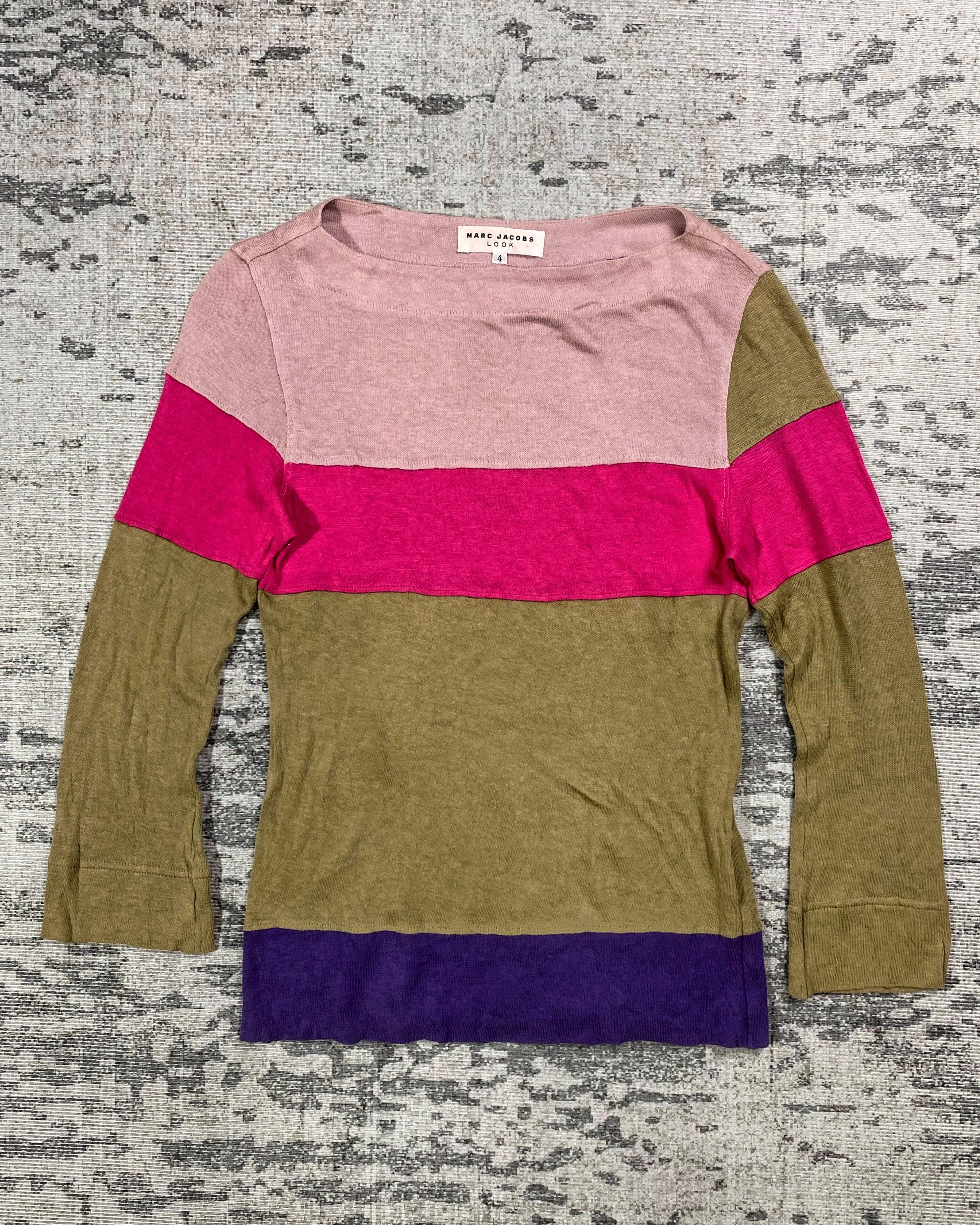 Marc Jacobs 2000s Marc Jacobs Look Longsleeve Knit Tee Size US M / EU 48-50 / 2 - 1 Thumbnail