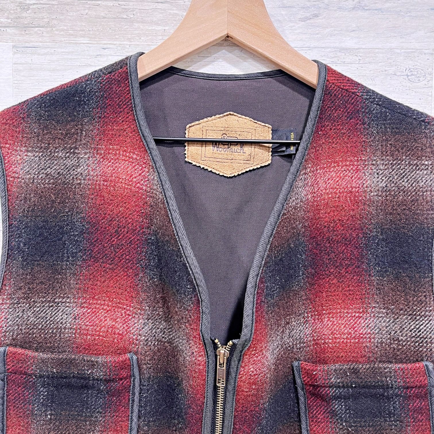 Woolrich Woolen Mills Woolrich Vintage Tweed Hunting Vest Jacket Plaid Zip Mens L Size US L / EU 52-54 / 3 - 2 Thumbnail