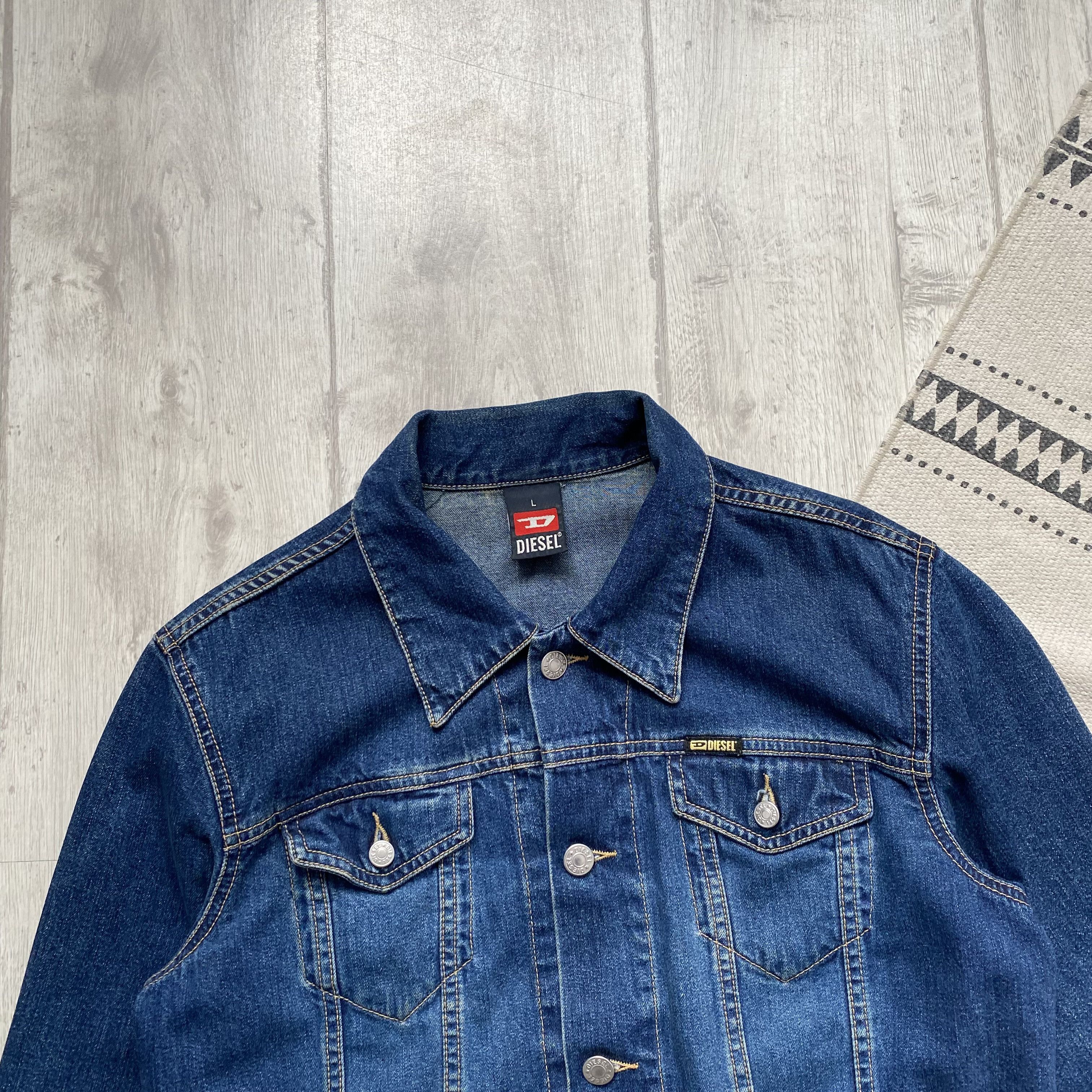 Diesel Y2K Vintage 2000s Diesel Denim jacket cropped Size M / US 6-8 / IT 42-44 - 2 Thumbnail