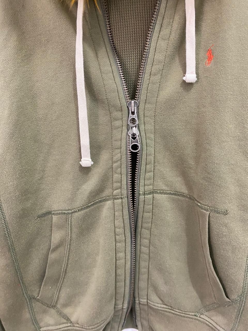 Polo Ralph Lauren 💥DoubleZipper💥Polo Ralph Lauren Fur Hoodie LGB Style Size US L / EU 52-54 / 3 - 6 Thumbnail