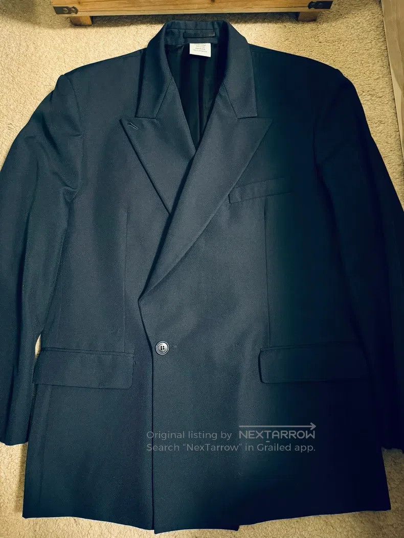 Vetements Vetements Deep blue silhouette back patch jacket Size US XS / EU 42 / 0 - 3 Thumbnail