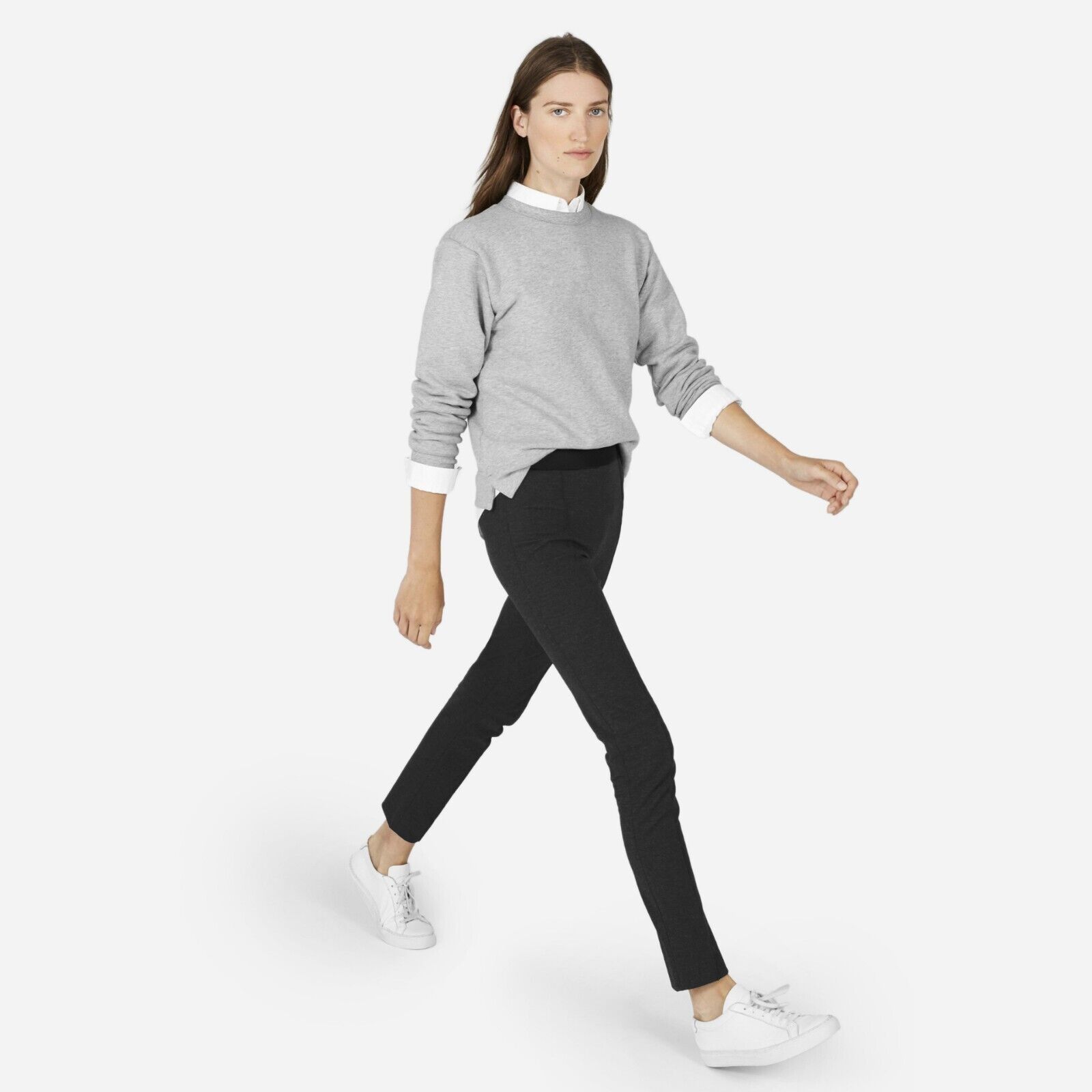 Everlane Everlane Women Charcoal Casual Skinny Pants Size XS Size 26" / US 2 / IT 38 - 2 Thumbnail