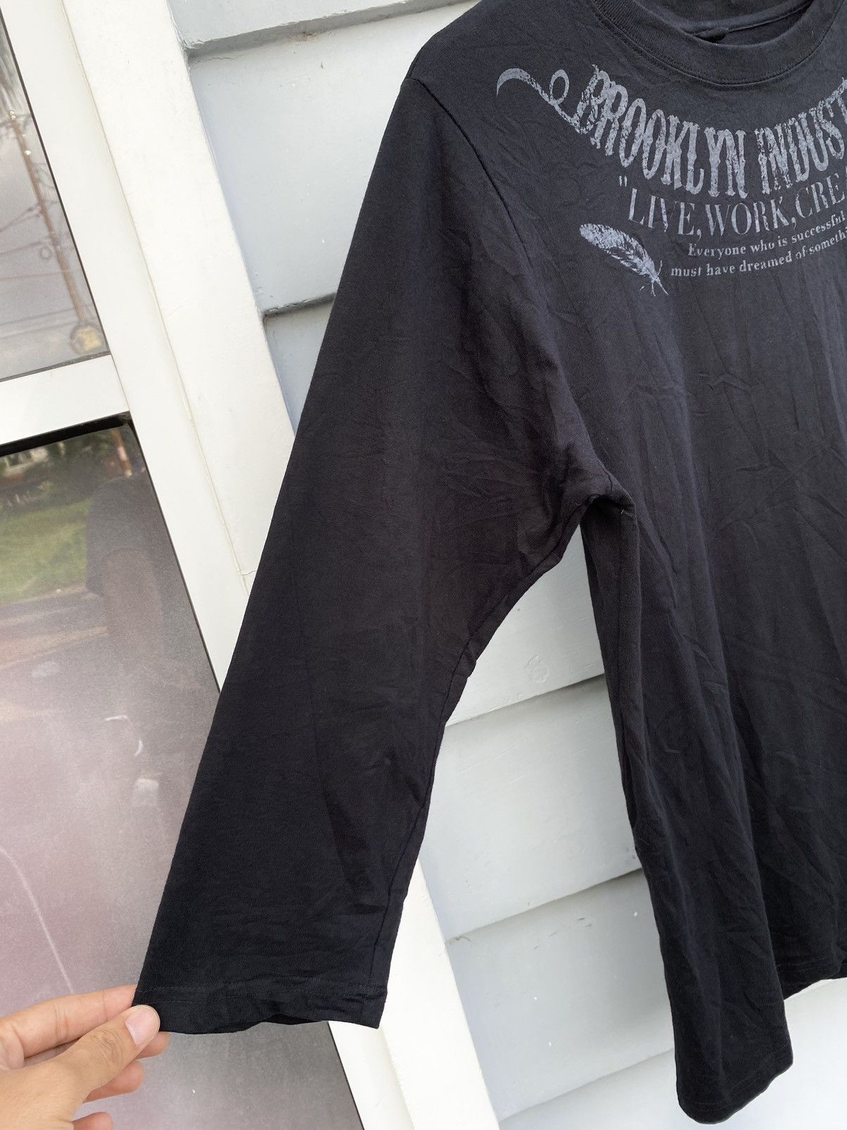 If Six Was Nine Brooklyn Industries Life Work Create Words Lognsleeve Size US XL / EU 56 / 4 - 3 Thumbnail
