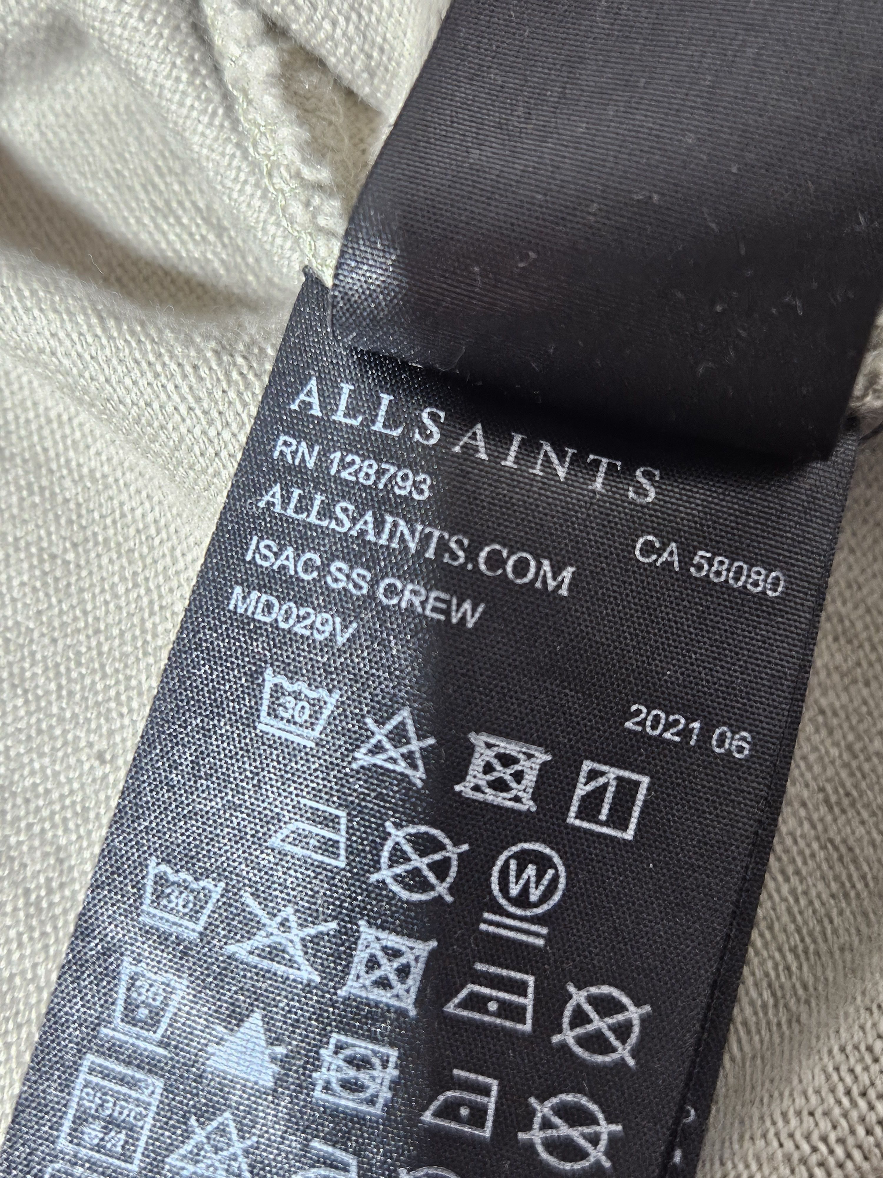 Allsaints AllSaints Isac Crew Shirt Small Relaxed Fit / Large Portugal Size US S / EU 44-46 / 1 - 8 Thumbnail