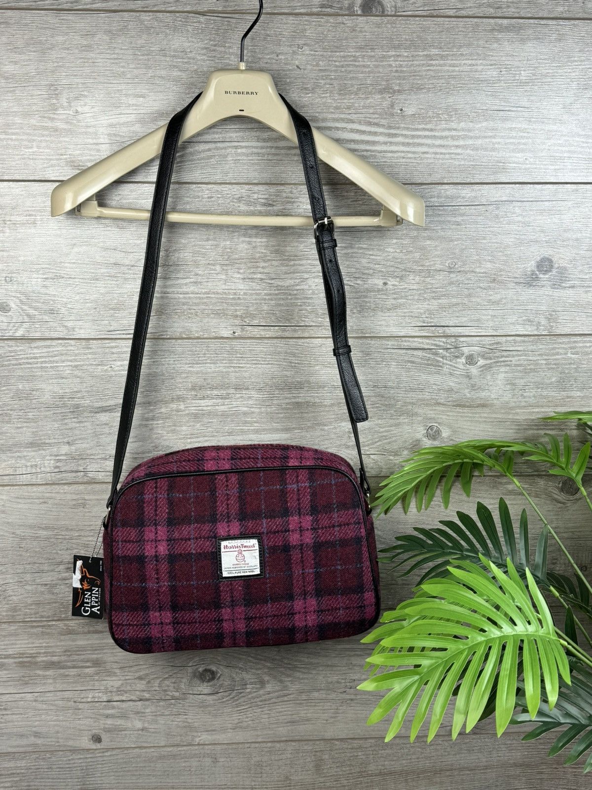 Designer × Harris Tweed Messenger over the shoulder Harris Tweed Glen Appin Size ONE SIZE - 9 Thumbnail
