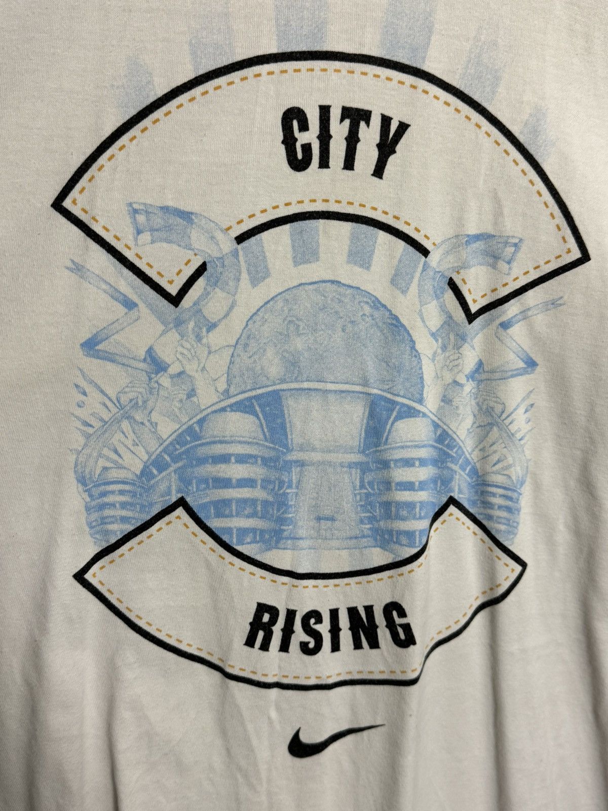 Nike Manchester City 13/14 Champions Football T-Shirt Size US L / EU 52-54 / 3 - 3 Thumbnail