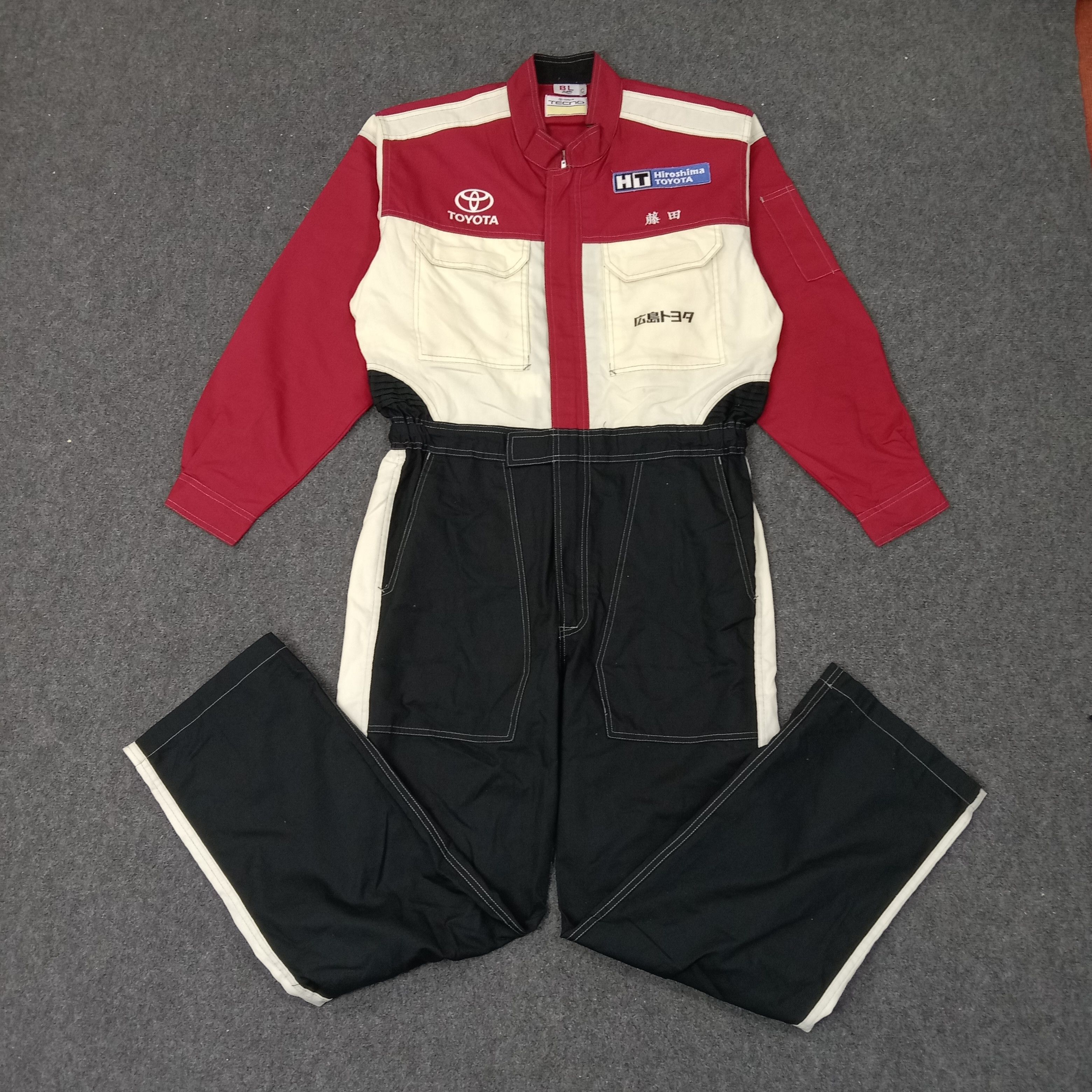 Japanese Brand Toyota Japanese Motorsports Racing Coverall Jacket C254N10 Size US L / EU 52-54 / 3 - 6 Thumbnail