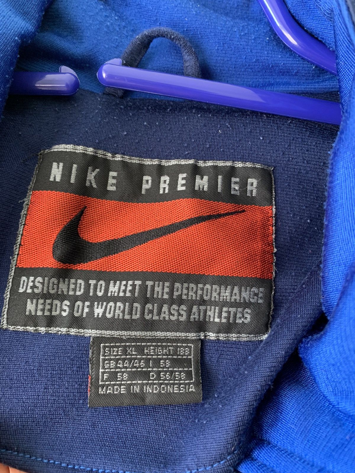 Nike Vintage 2000s Nike Premier Tracksuit Jacket Blue White XL Size US XL / EU 56 / 4 - 5 Thumbnail