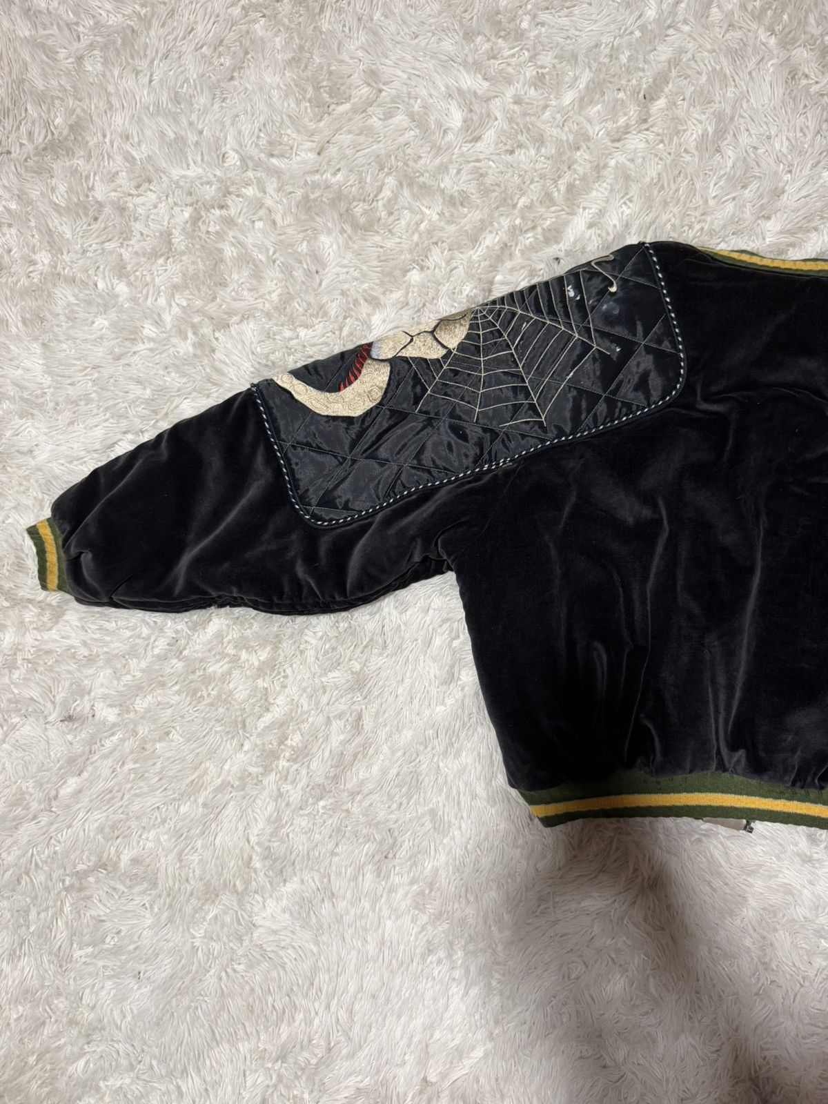 Kapital Kapital Velveteen Sham Bomber Jacket skull and snake Size US M / EU 48-50 / 2 - 2 Thumbnail