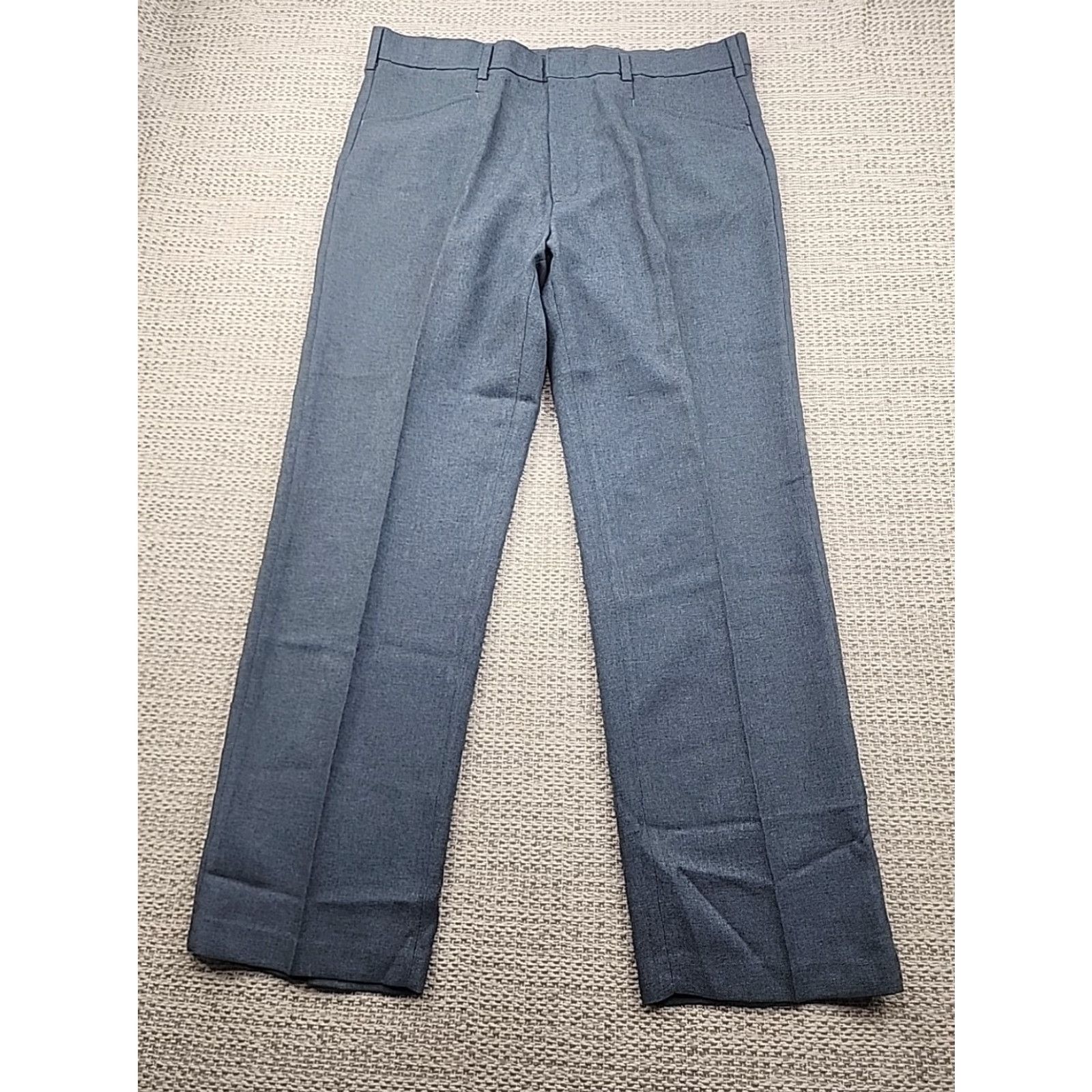 Levi's VINTAGE Levi Strauss Action Slacks Men 36x29 Blue Dress Pants Western Size US 36 / EU 52 - 2 Thumbnail