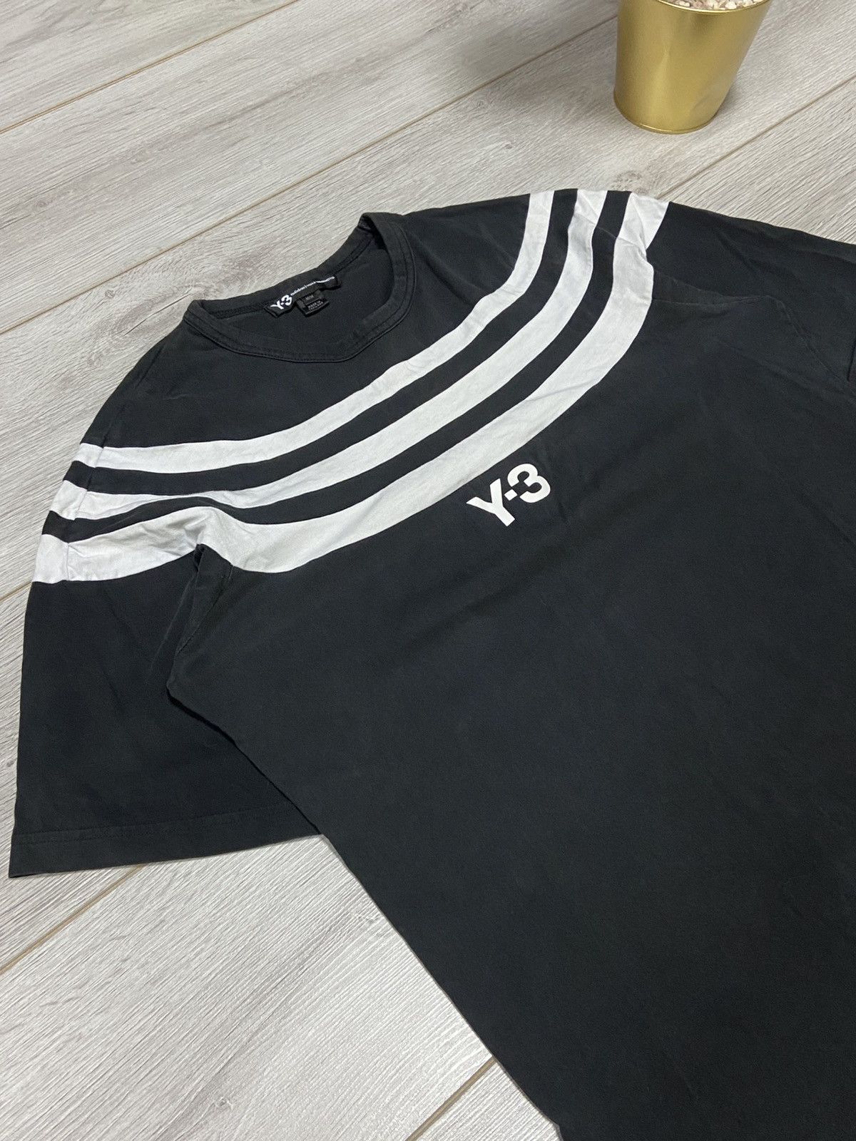 Yohji Yamamoto Y-3 Yohji Yamamoto x Adidas long t-shirt around stripes Size US M / EU 48-50 / 2 - 5 Thumbnail