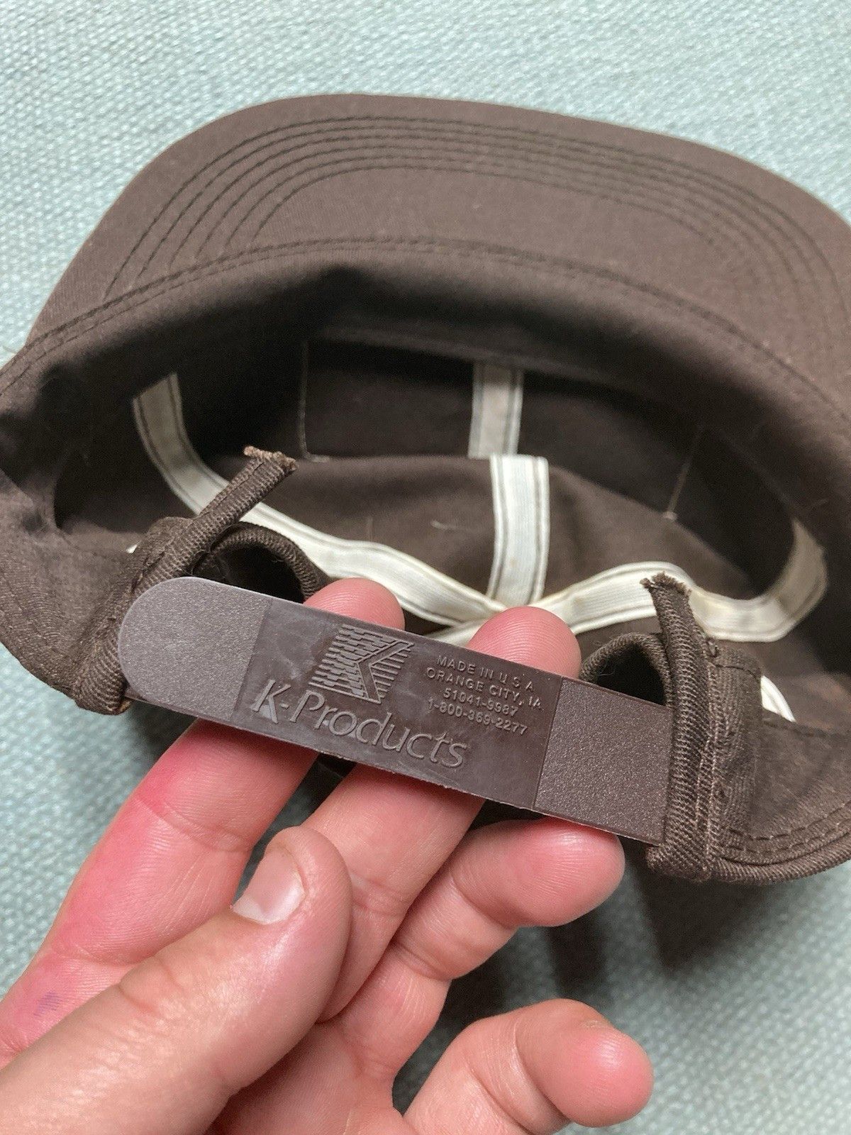 Vintage k products snapback hat crop production patch farm feed USA Size ONE SIZE - 6 Thumbnail