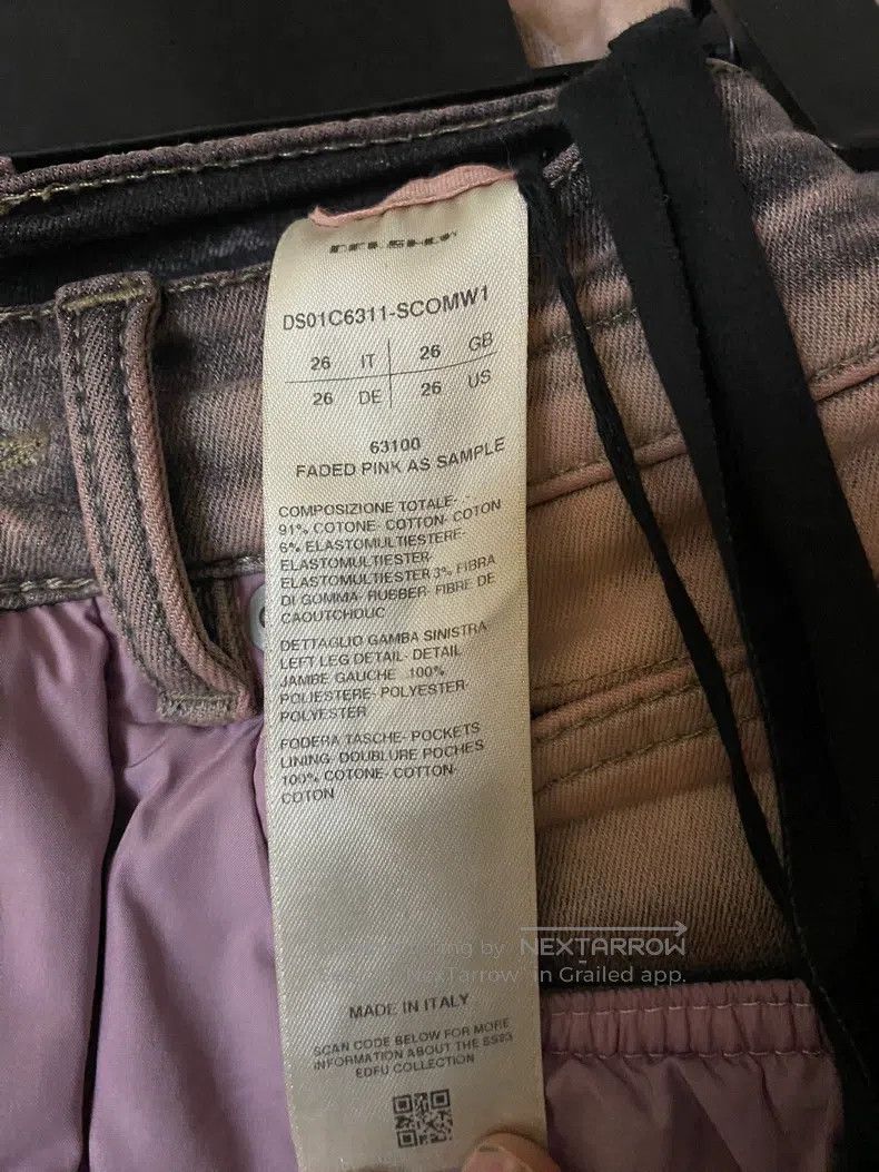 Rick Owens Rick Owens 23ss Drkshdw Patchwork Pink Jeans Size 26" / US 2 / IT 38 - 3 Thumbnail