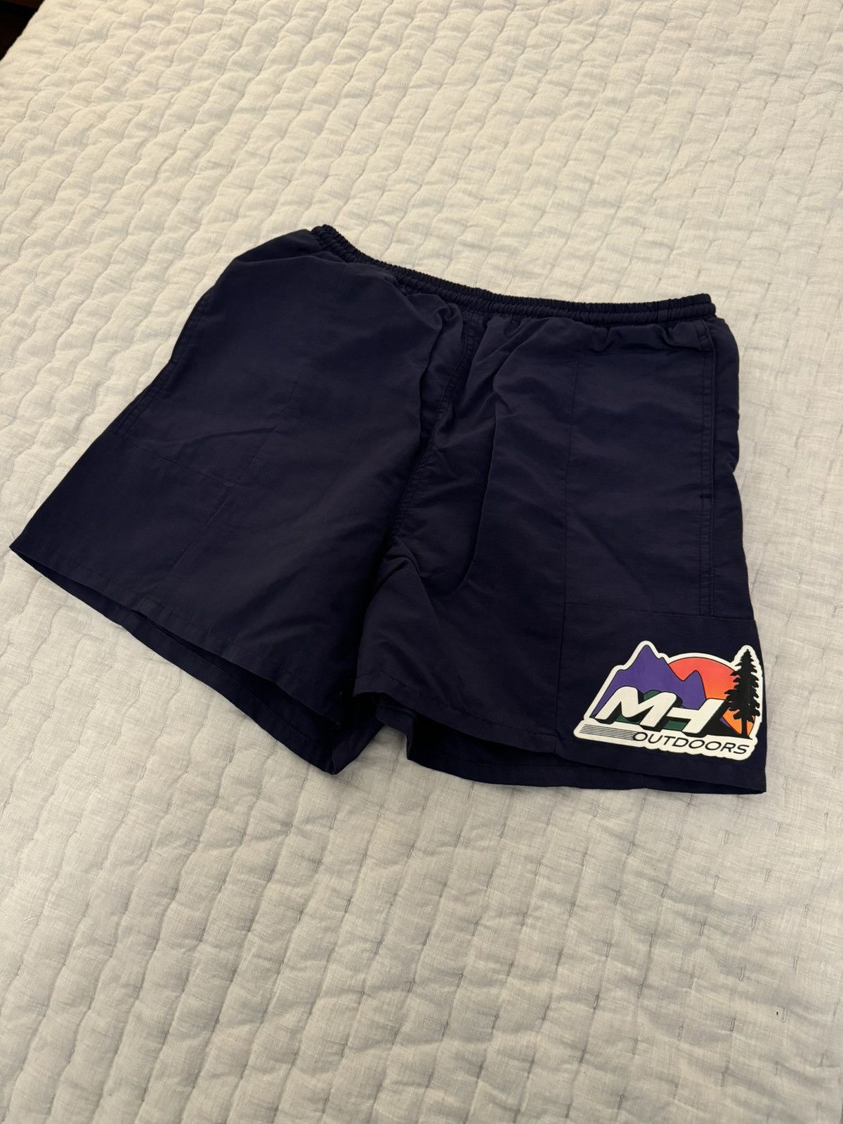 Madhappy Madhappy Men’s Shorts Outdoors Blue Medium Size US 32 / EU 48 - 1 Thumbnail