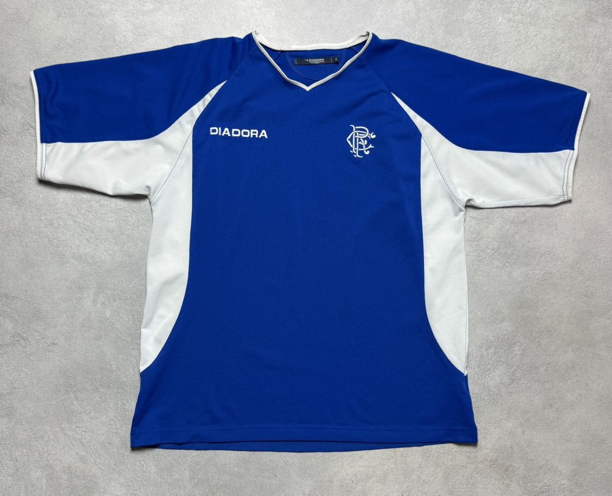 Diadora Glasgow Rangers 2003 2004 Training Shirt Jersey Diadora Size US S / EU 44-46 / 1 - 1 Thumbnail