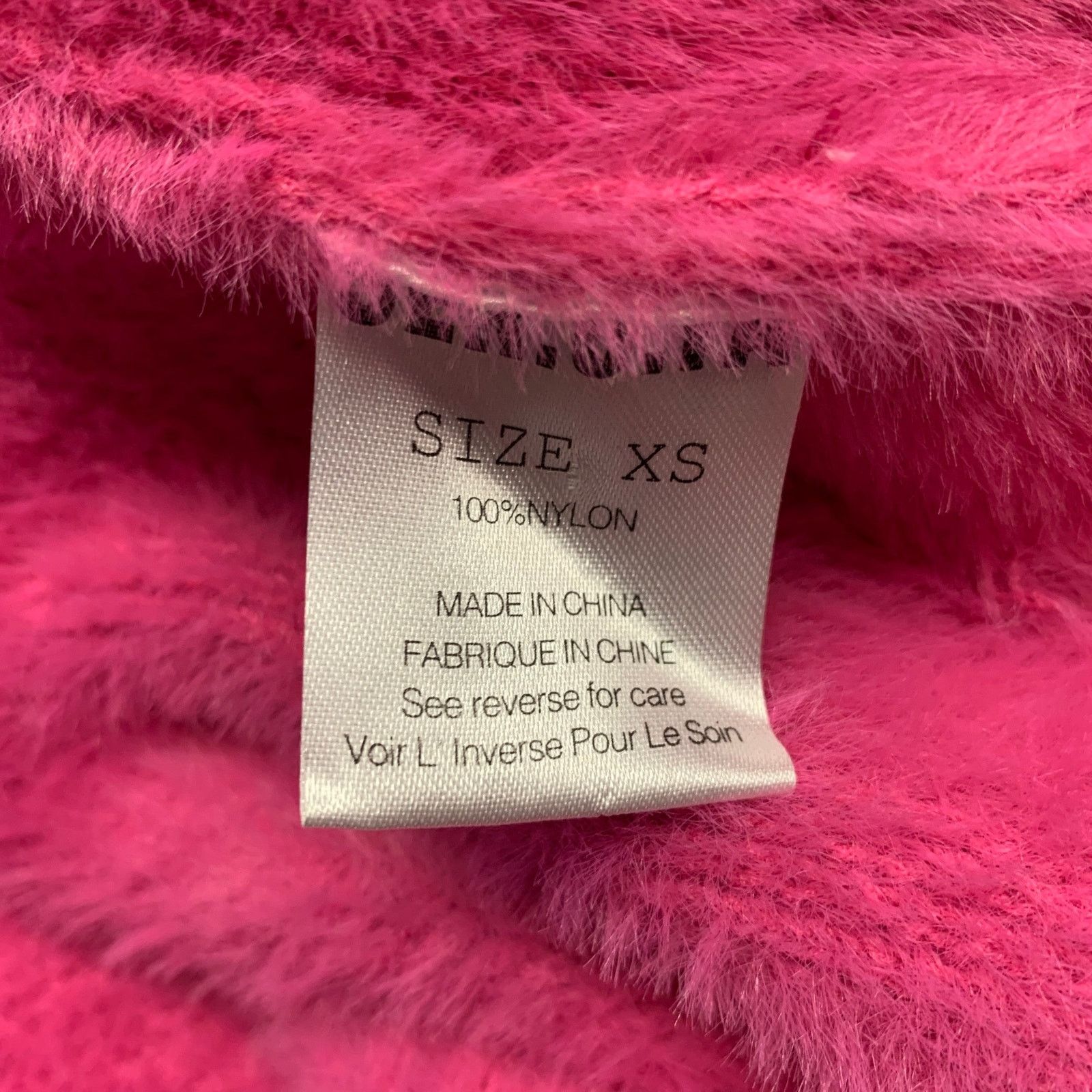 SER.O.YA SER.O.YA Size XS Pink Nylon Knitted Buttoned Cardigan Size XS / US 0-2 / IT 36-38 - 6 Thumbnail