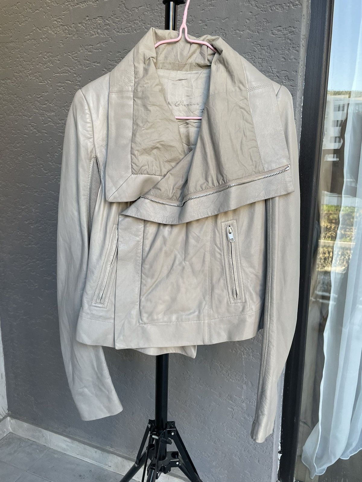 Rick Owens RICK OWENS Leather Jacket Size M / US 6-8 / IT 42-44 - 2 Thumbnail