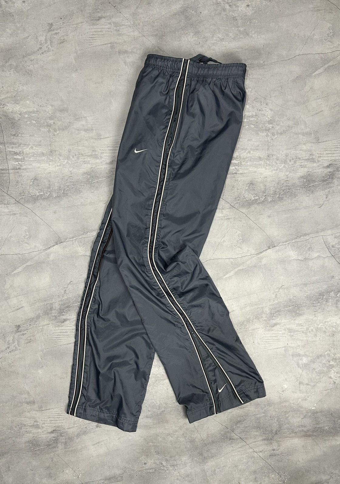 Rare Vintage Nike Drill Track Pants TN Swoosh Air Y2K