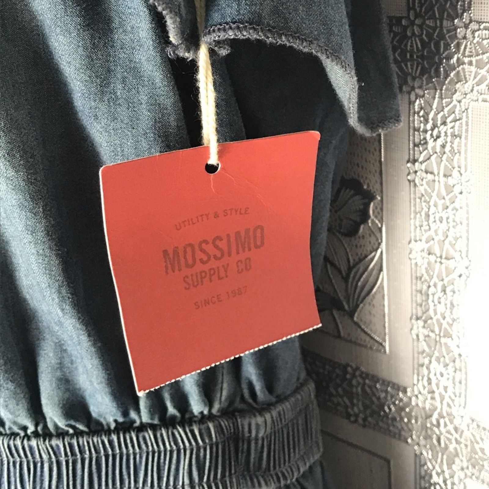 Other NWT Mossimo Blue Denim Strappy Ruffle Romper Size 28" / US 6 / IT 42 - 5 Thumbnail