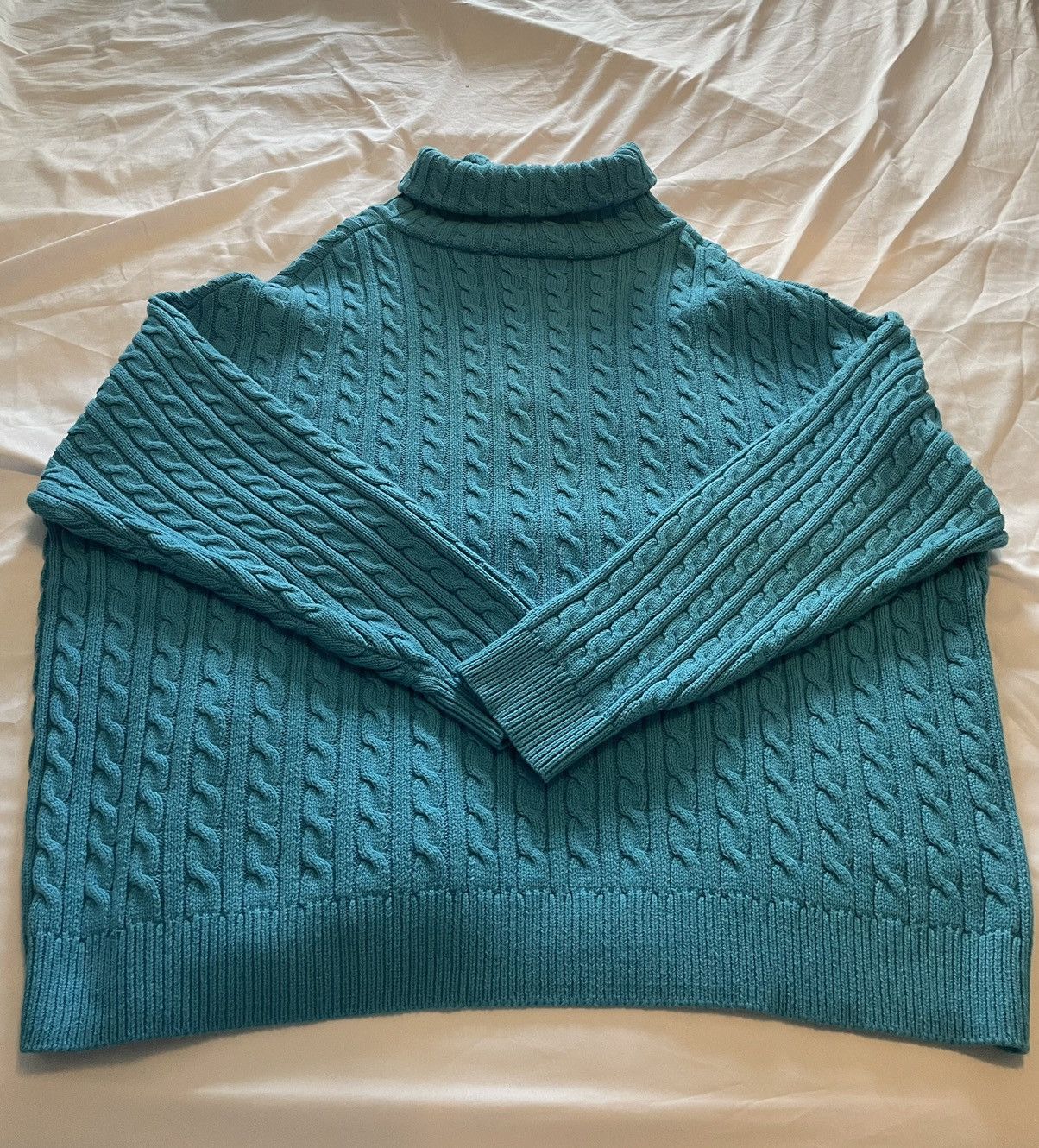 Asos ASOS DESIGN chunky cable knit half zip sweater Size US L / EU 52-54 / 3 - 4 Thumbnail